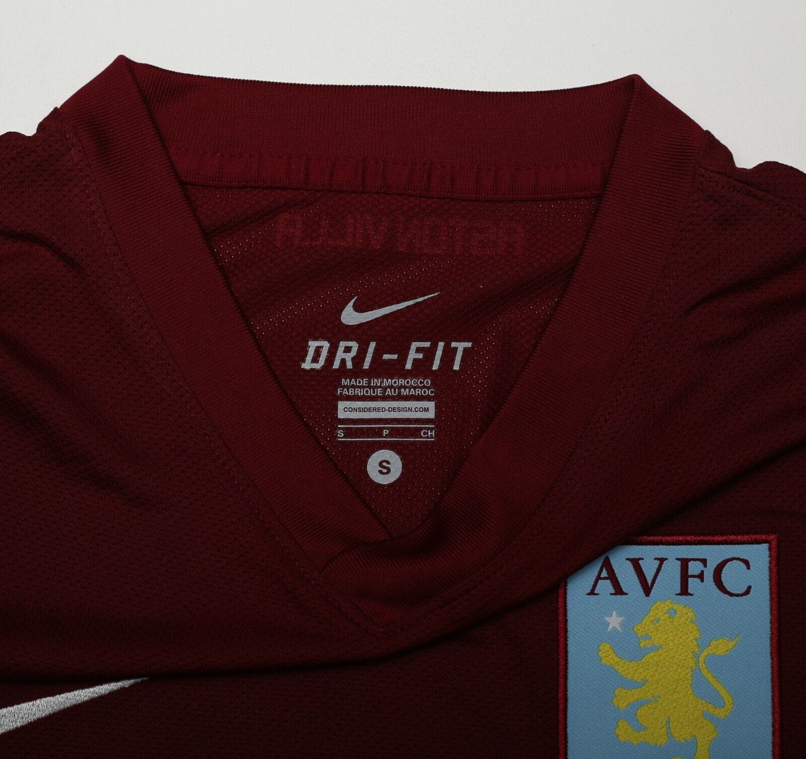 2010/11 PIRES #8 Aston Villa Vintage Nike Home Football Shirt (S)