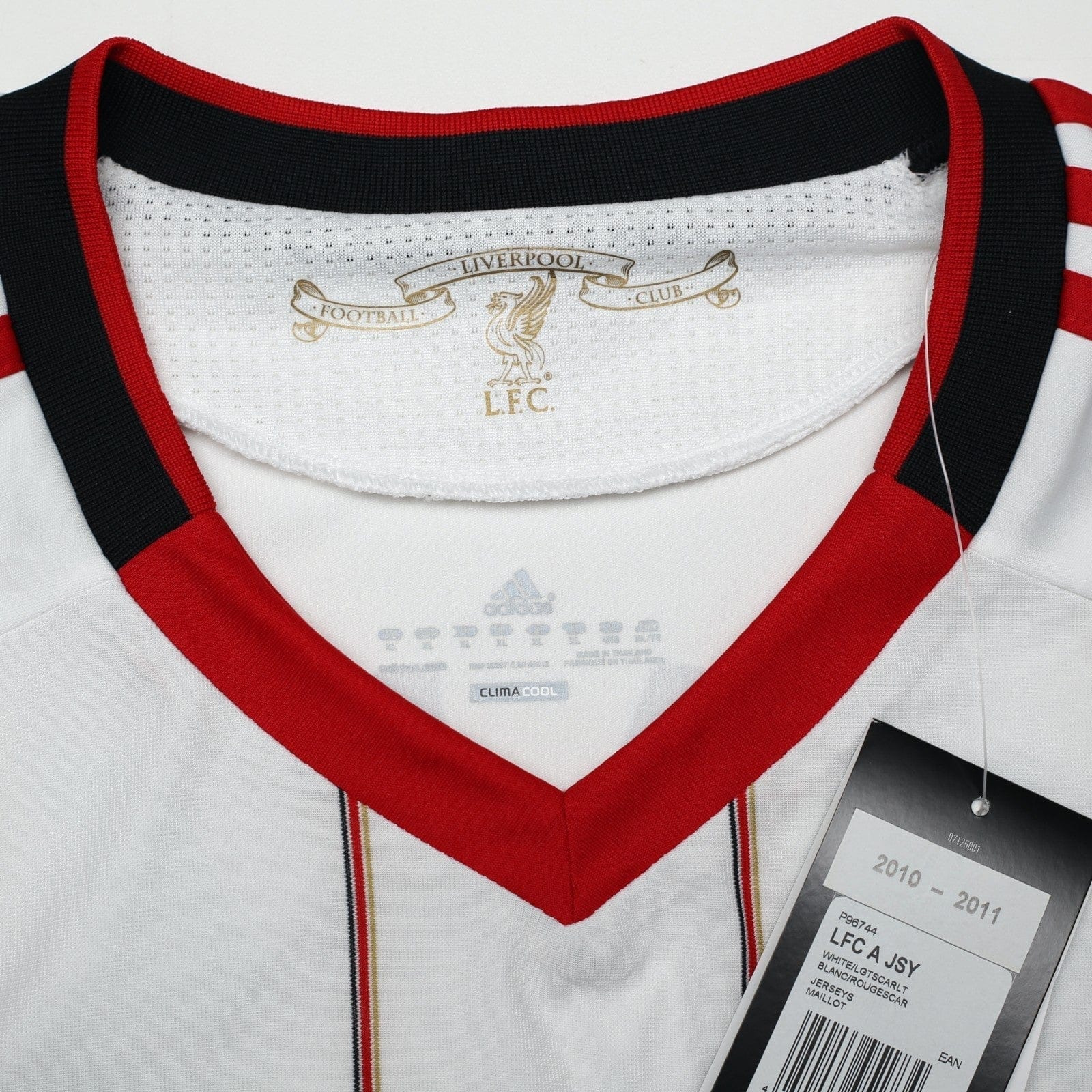 2010/11 Suarez #7 Liverpool Vintage adidas Away Football Shirt (XL) BNWT