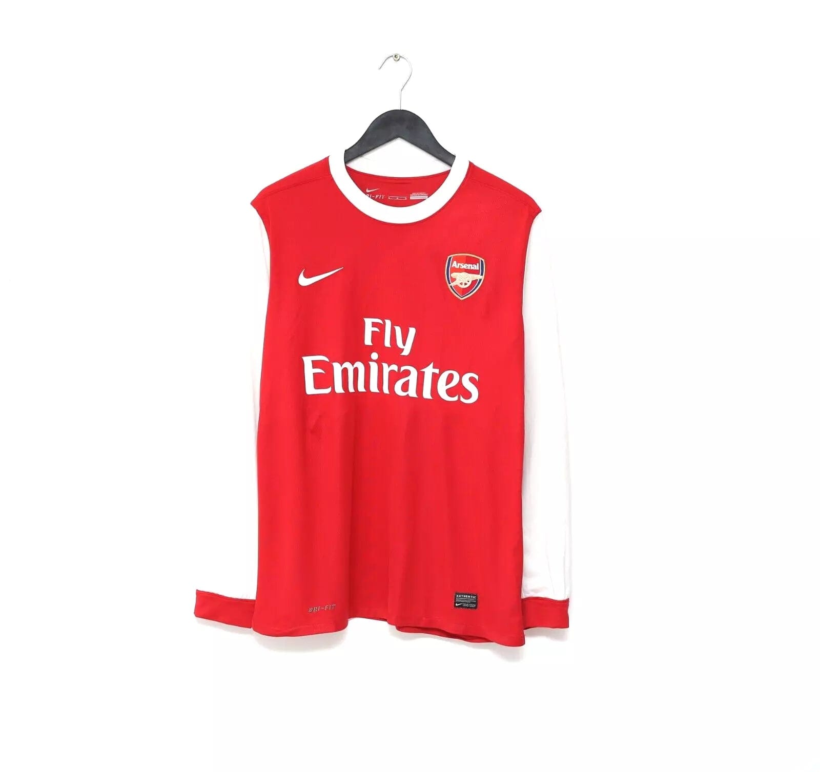 2010/11 WILSHERE #19 Arsenal Vintage Nike L/S Home Football Shirt (M)