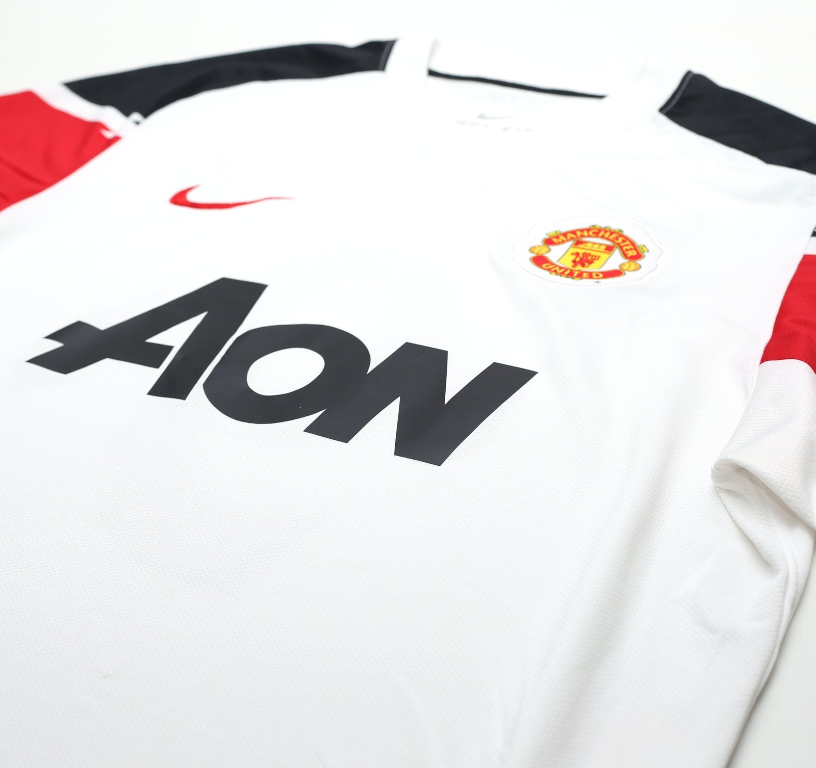 2010/12 BERBATOV #9 Manchester United Vintage Nike Away Football Shirt (L)