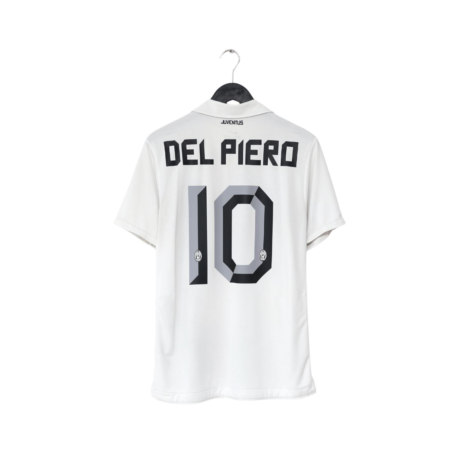 2010/12 DEL PIERO #10 Juventus Vintage Nike Away Football Shirt (M)