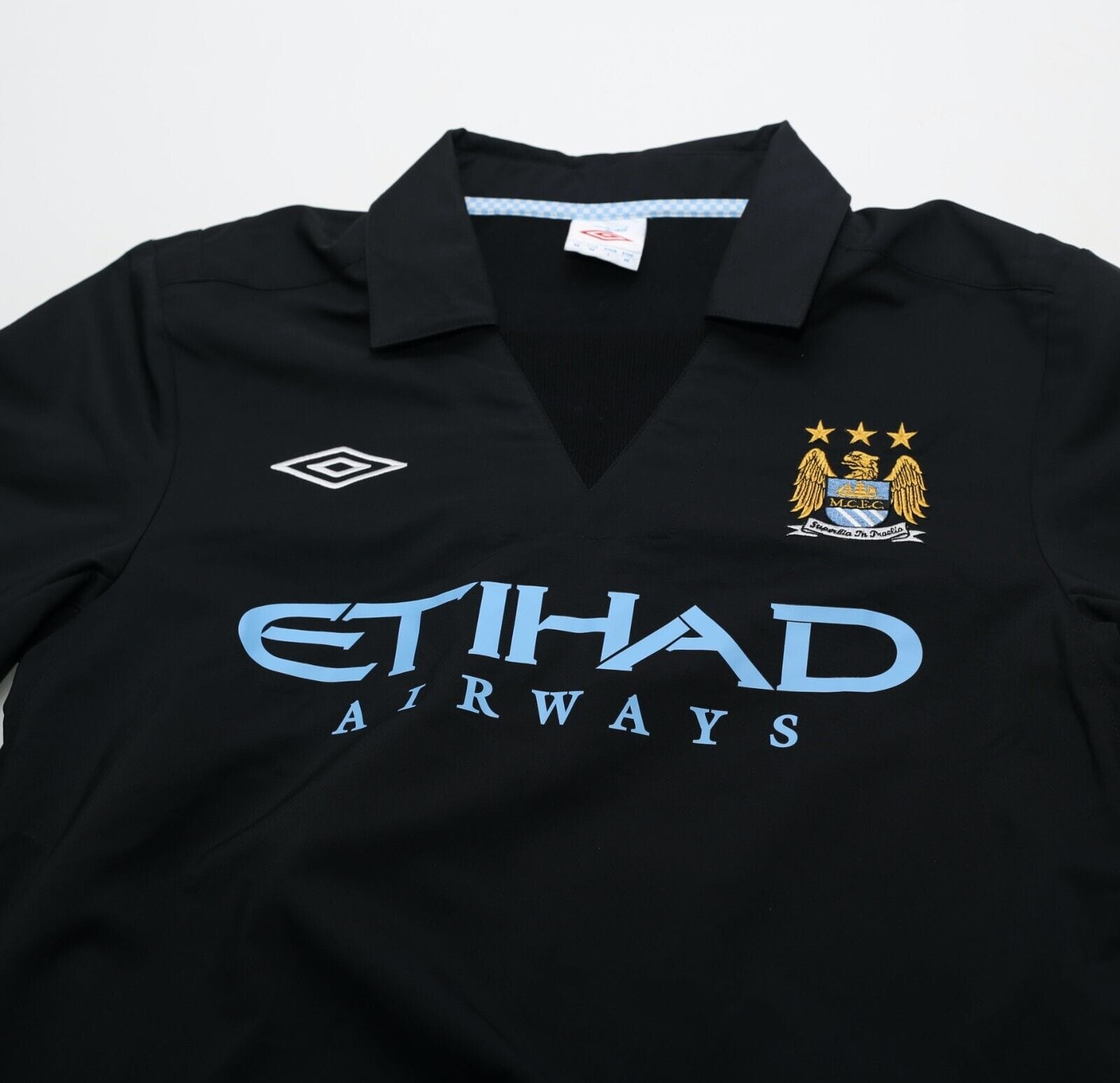 2010/12 Manchester City Vintage Umbro Football Drill Track Top (M)