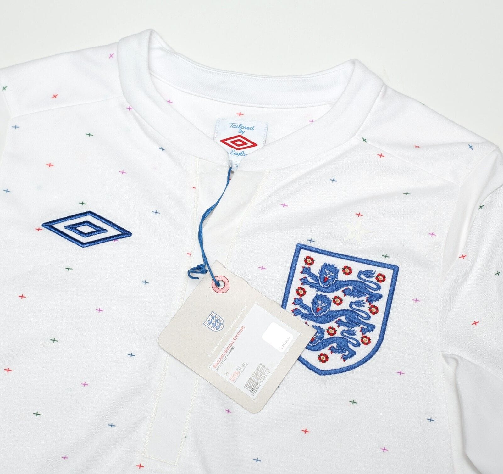 2010 ENGLAND Vintage Umbro Peter Saville Ltd Edition Home BNWT Football Shirt S