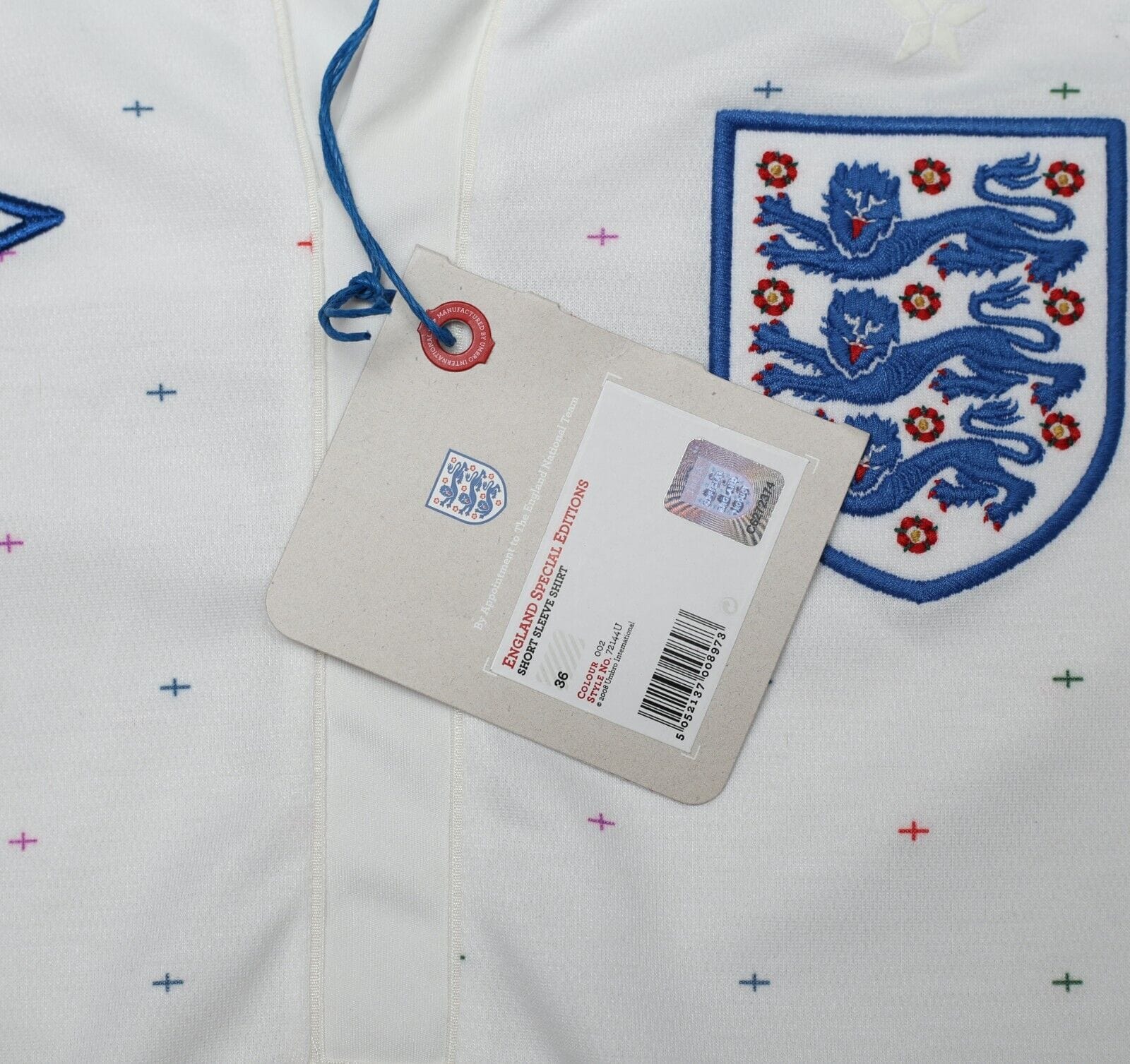 2010 ENGLAND Vintage Umbro Peter Saville Ltd Edition Home BNWT Football Shirt S