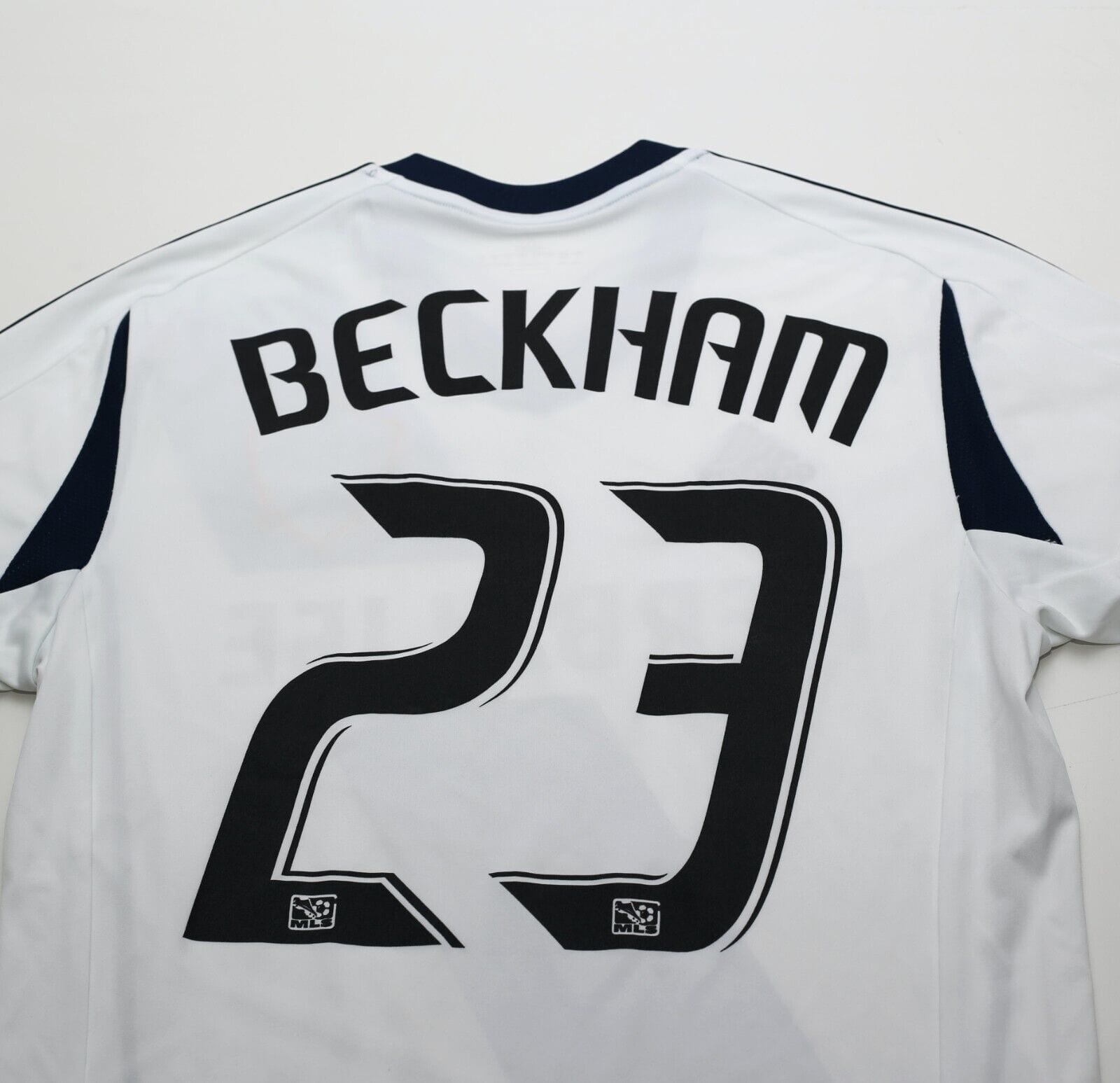 2011/12 BECKHAM #23 LA Galaxy Vintage adidas Home Football Shirt Jersey (S)