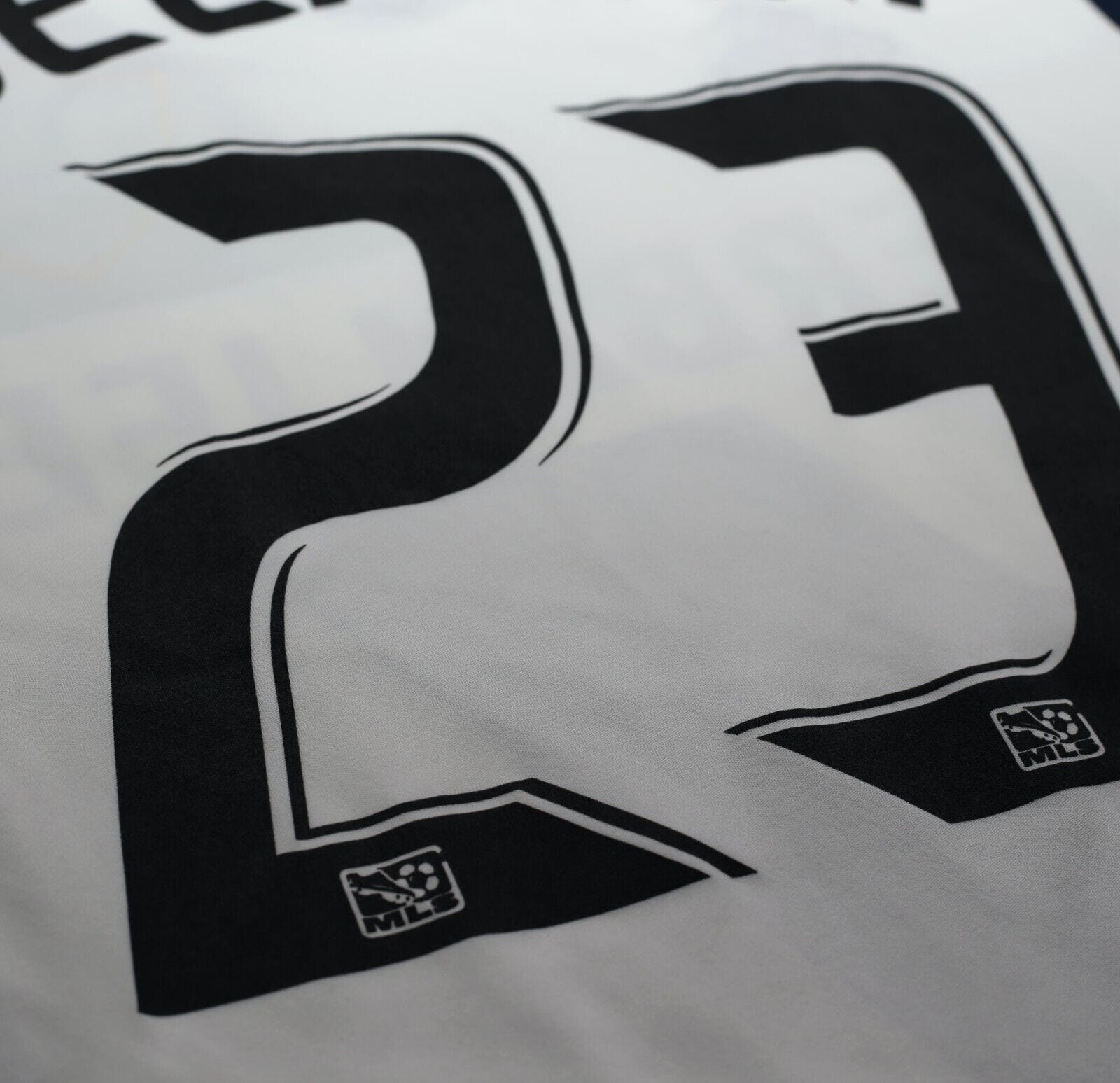 2011/12 BECKHAM #23 LA Galaxy Vintage adidas Home Football Shirt Jersey (S)