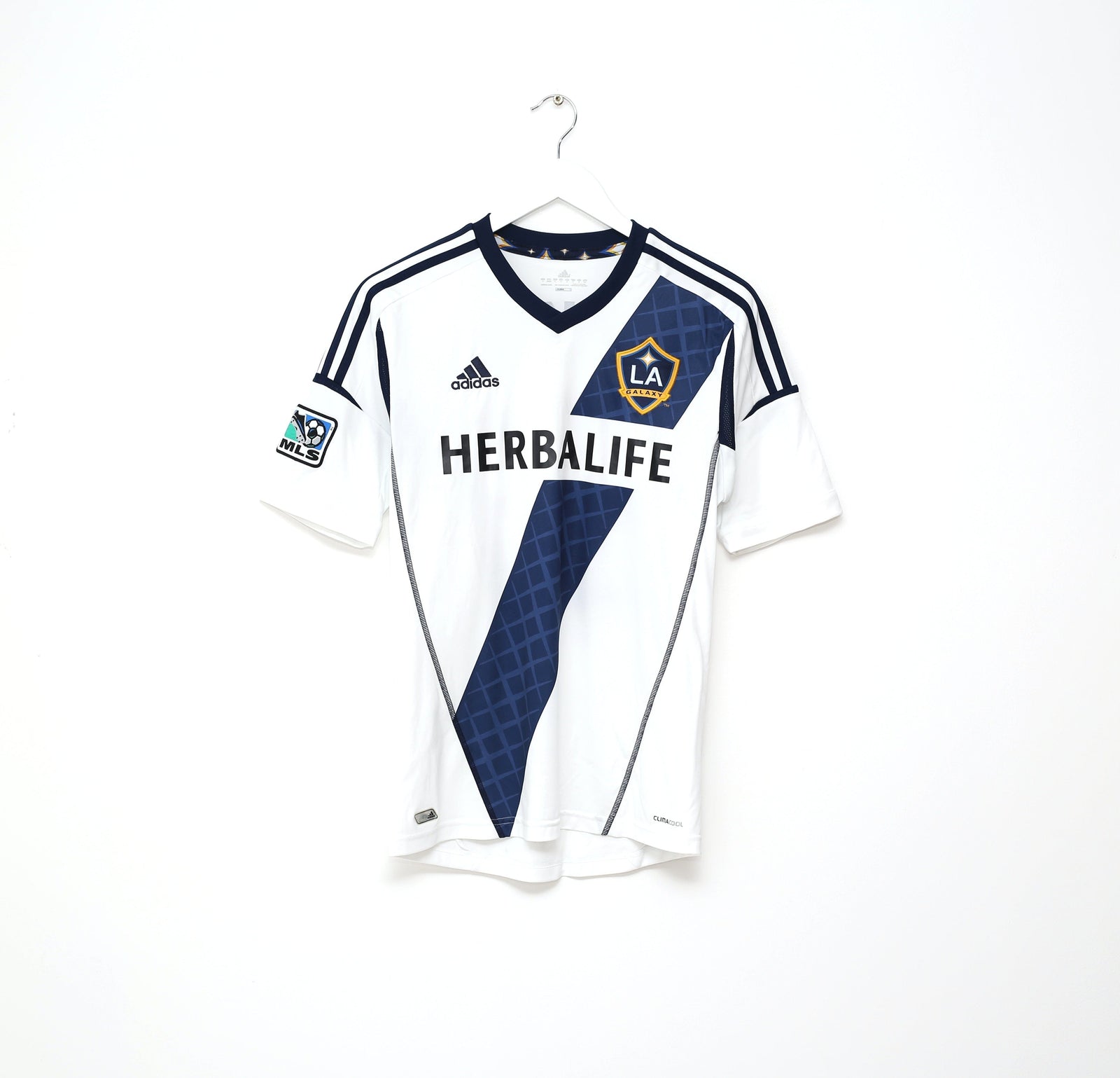 2011/12 BECKHAM #23 LA Galaxy Vintage adidas Home Football Shirt Jersey (S)