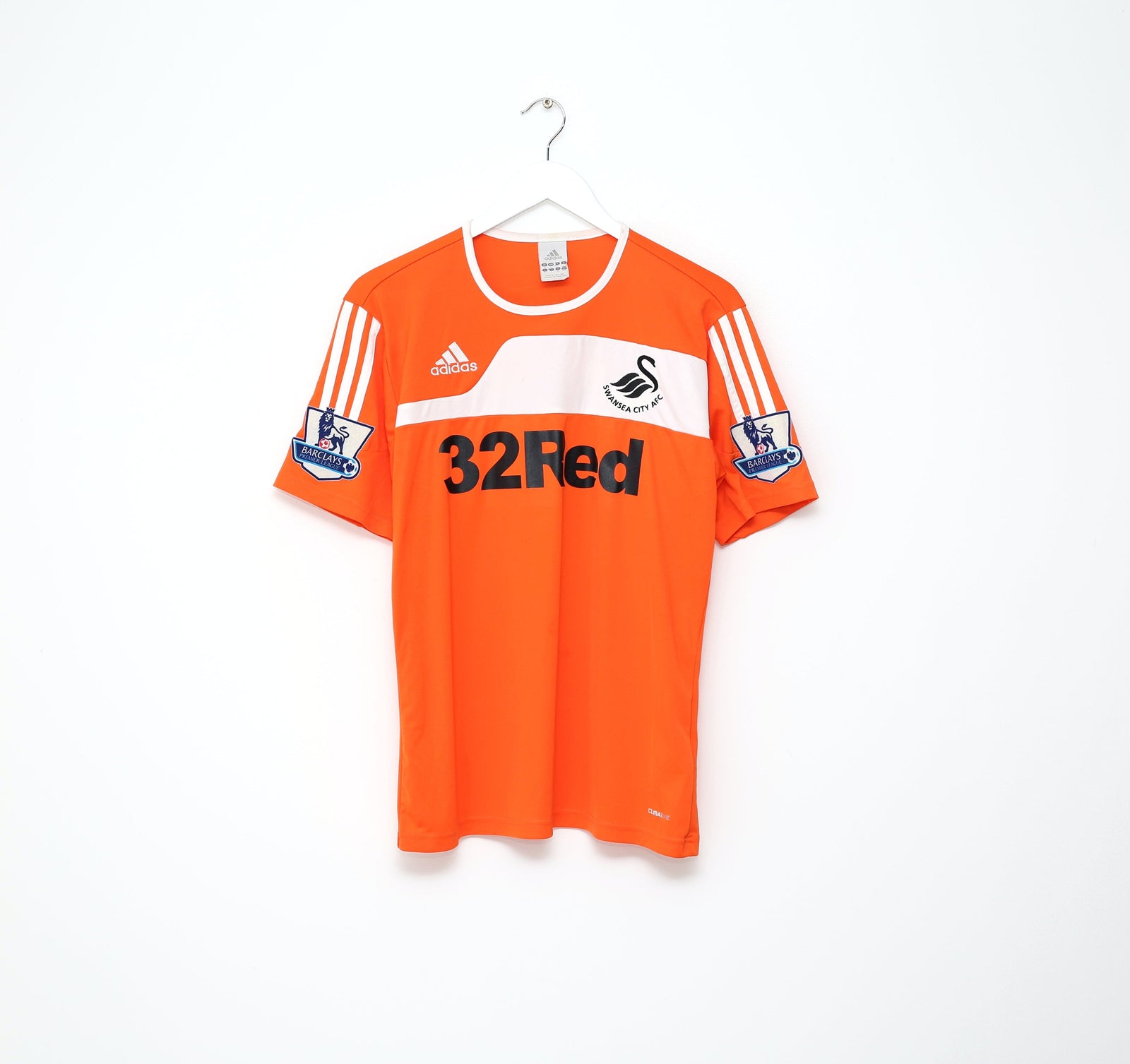 2011/12 BRITTON #7 Swansea City Vintage adidas Away Football Shirt (S)