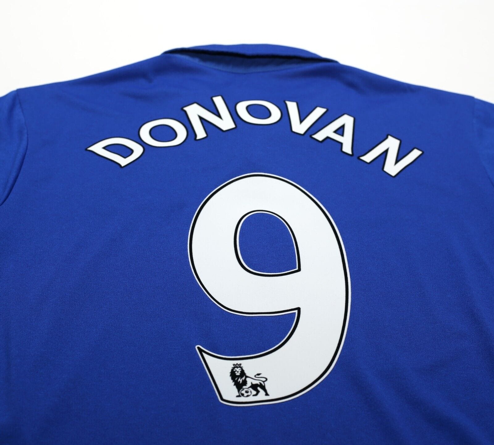 2011/12 DONOVAN #9 Everton Vintage le coq sportif Home Football Shirt Jersey (M)