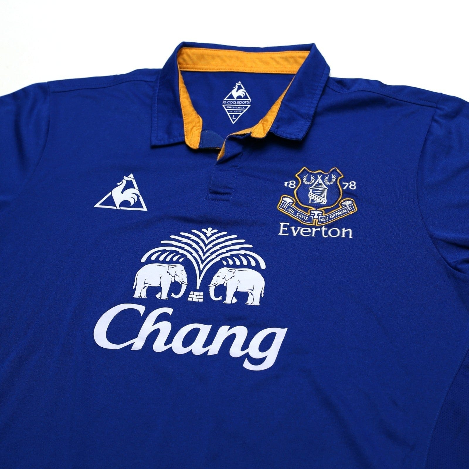 2011/12 Donovan #9 Everton Vintage le coq sportif Home Football Shirt (L)