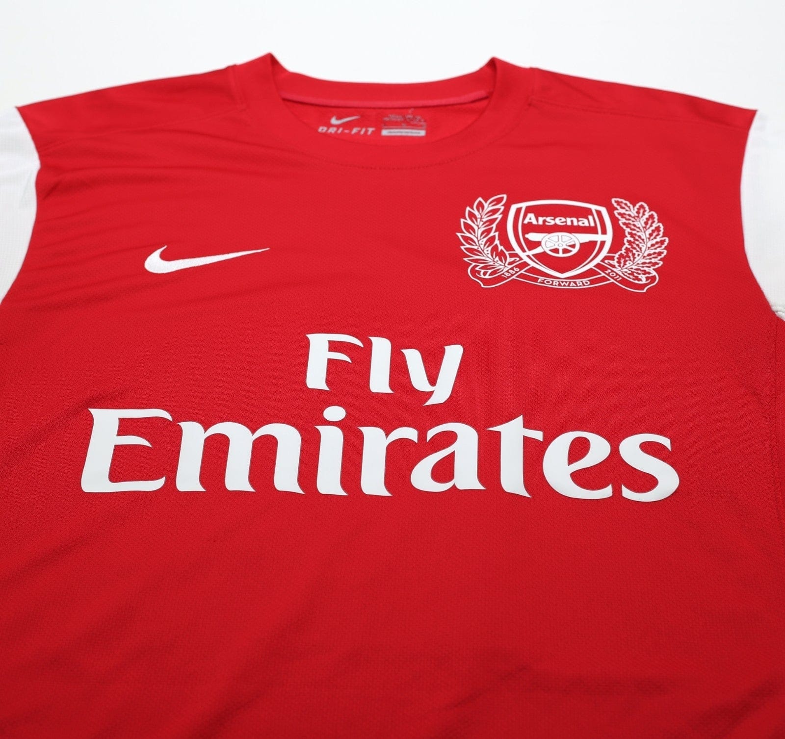 2011/12 HENRY #12 Arsenal Vintage Nike Home Football Shirt (M)