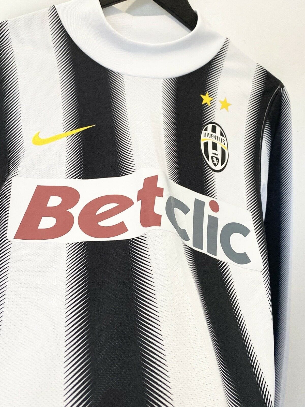 2011/12 JUVENTUS Vintage Nike LS Player Issue Spec Home Football Shirt (M)