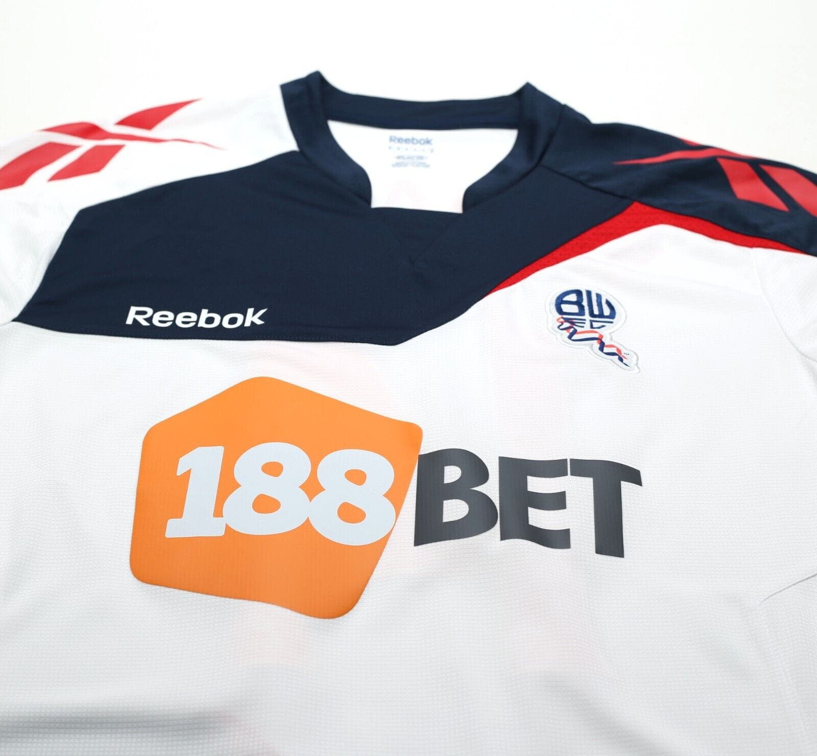2011/12 K. DAVIES #14 Bolton Wanderers Vintage Reebok Home Football Shirt (M)