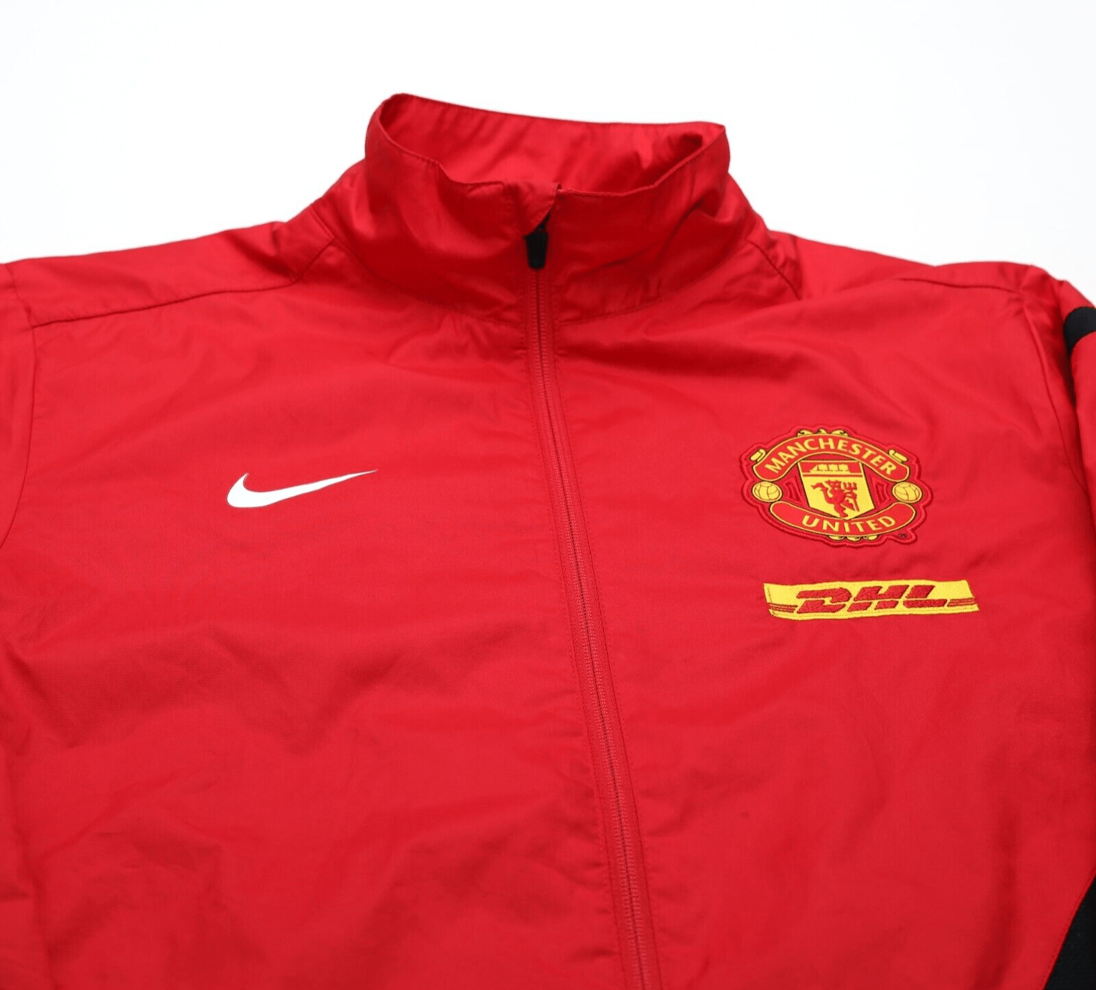 2011/12 MANCHESTER UNITED Vintage Nike Football Track Top Jacket (L)
