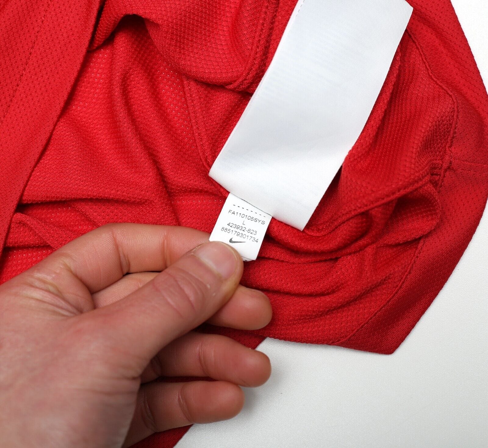 2011/12 MORRISON #49 Manchester United Vintage Nike Home Football Shirt (M/L)