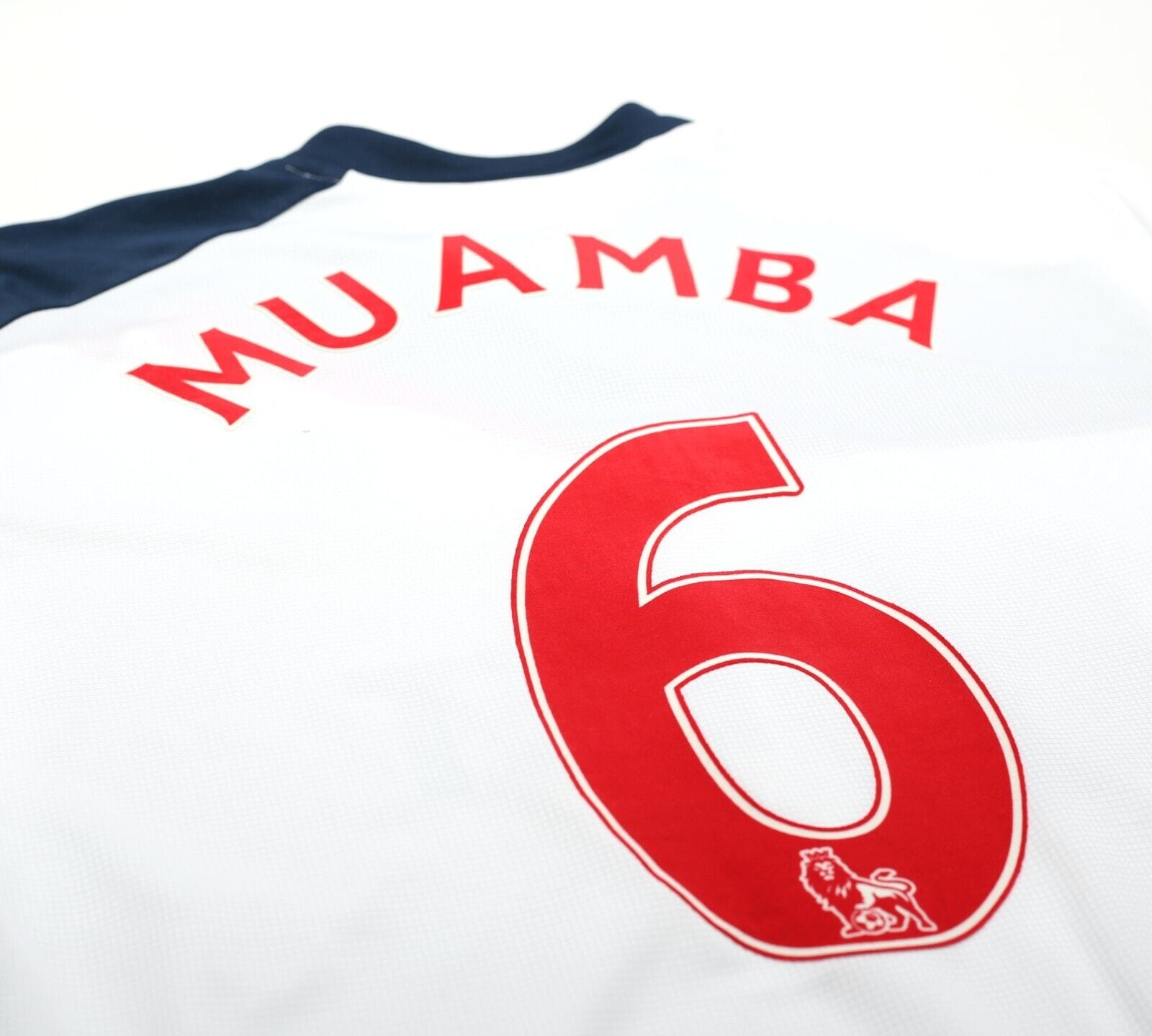 2011/12 MUAMBA #6 Bolton Wanderers Vintage Reebok Home Football Shirt (M/L)