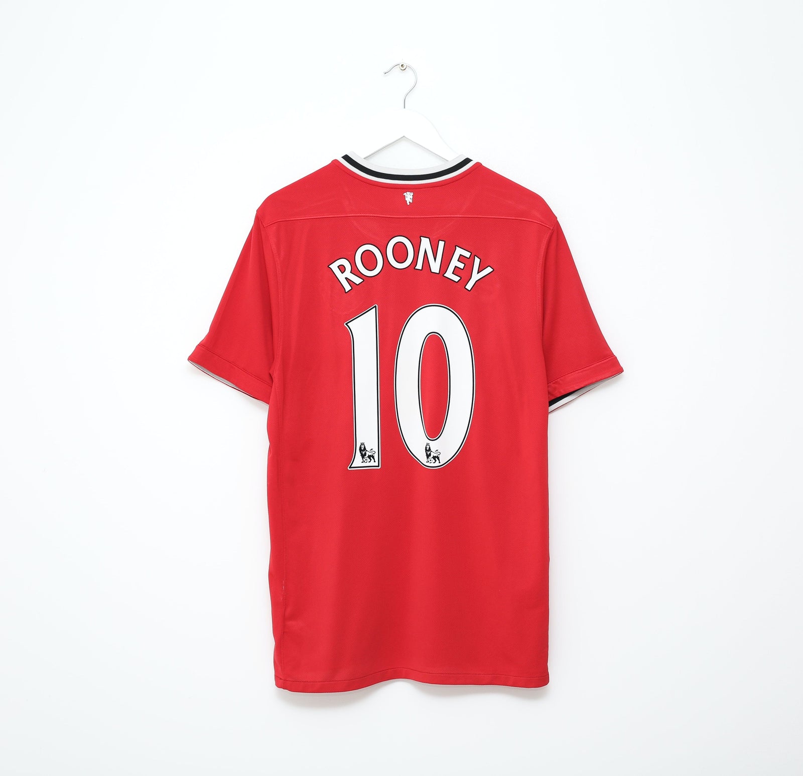2011/12 ROONEY #10 Manchester United Vintage Nike Home Football Shirt (L/XL)