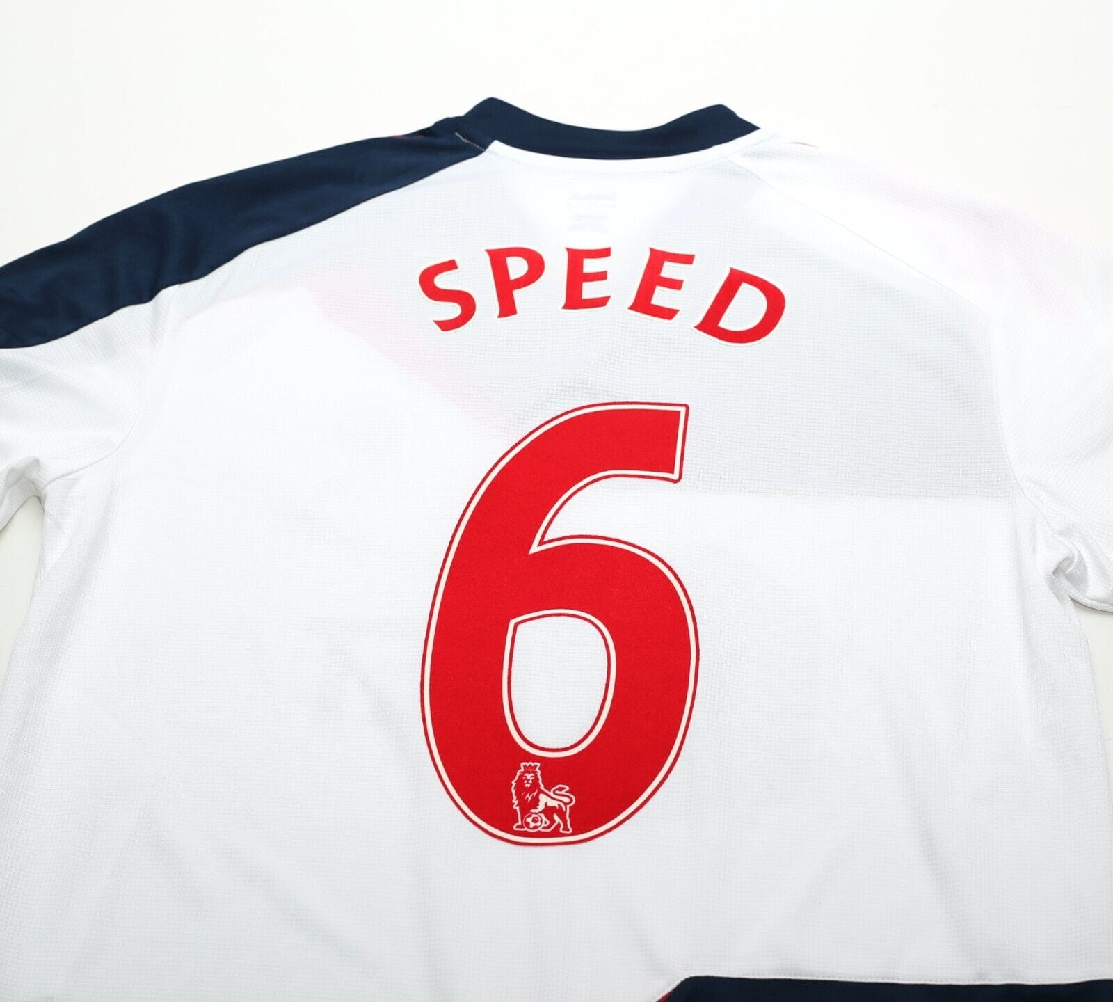 2011/12 SPEED #6 Bolton Wanderers Vintage Reebok Home Football Shirt (M/L)