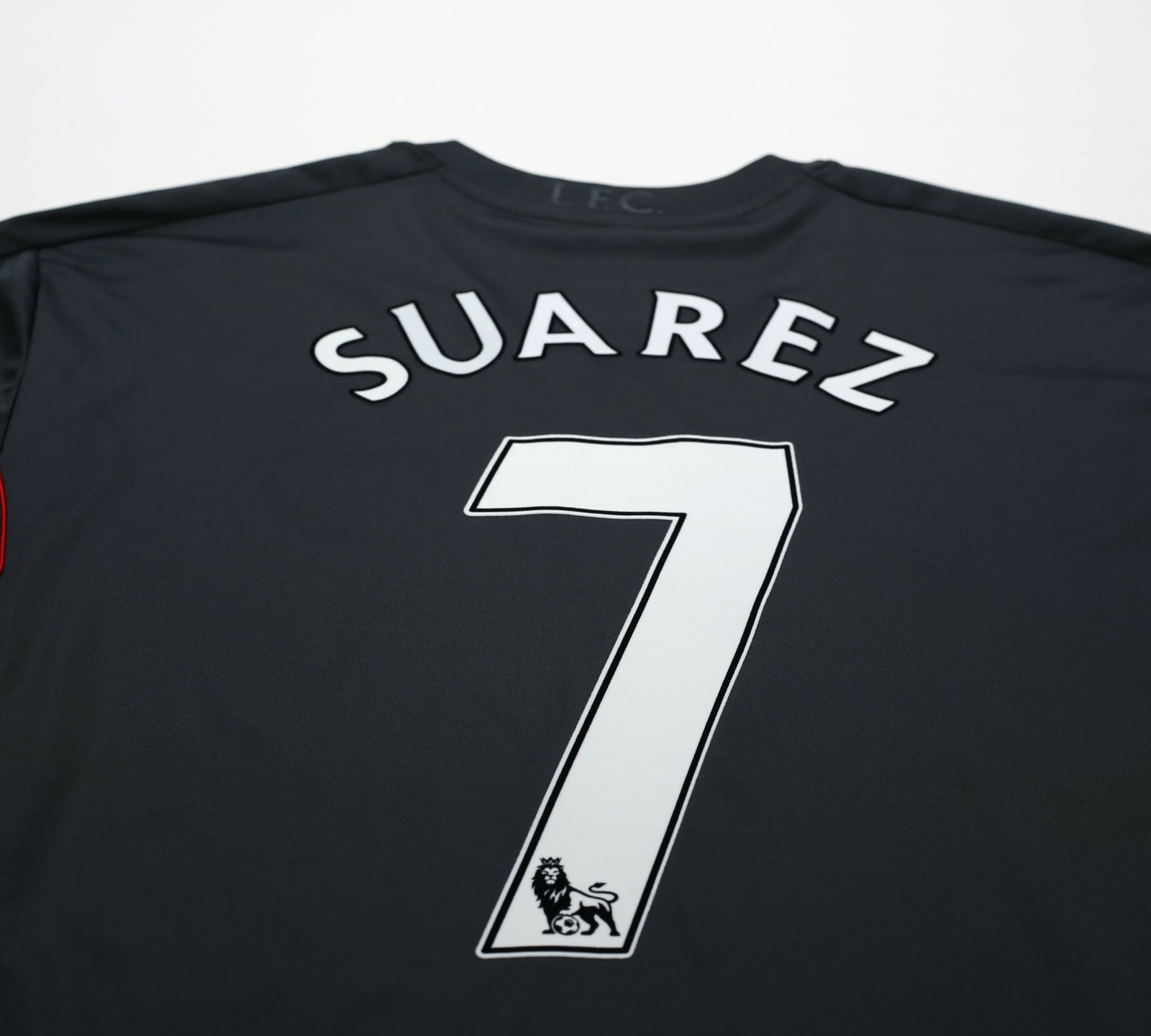 2011/12 SUAREZ #7 Liverpool Vintage Adidas Away Football Shirt (XL)