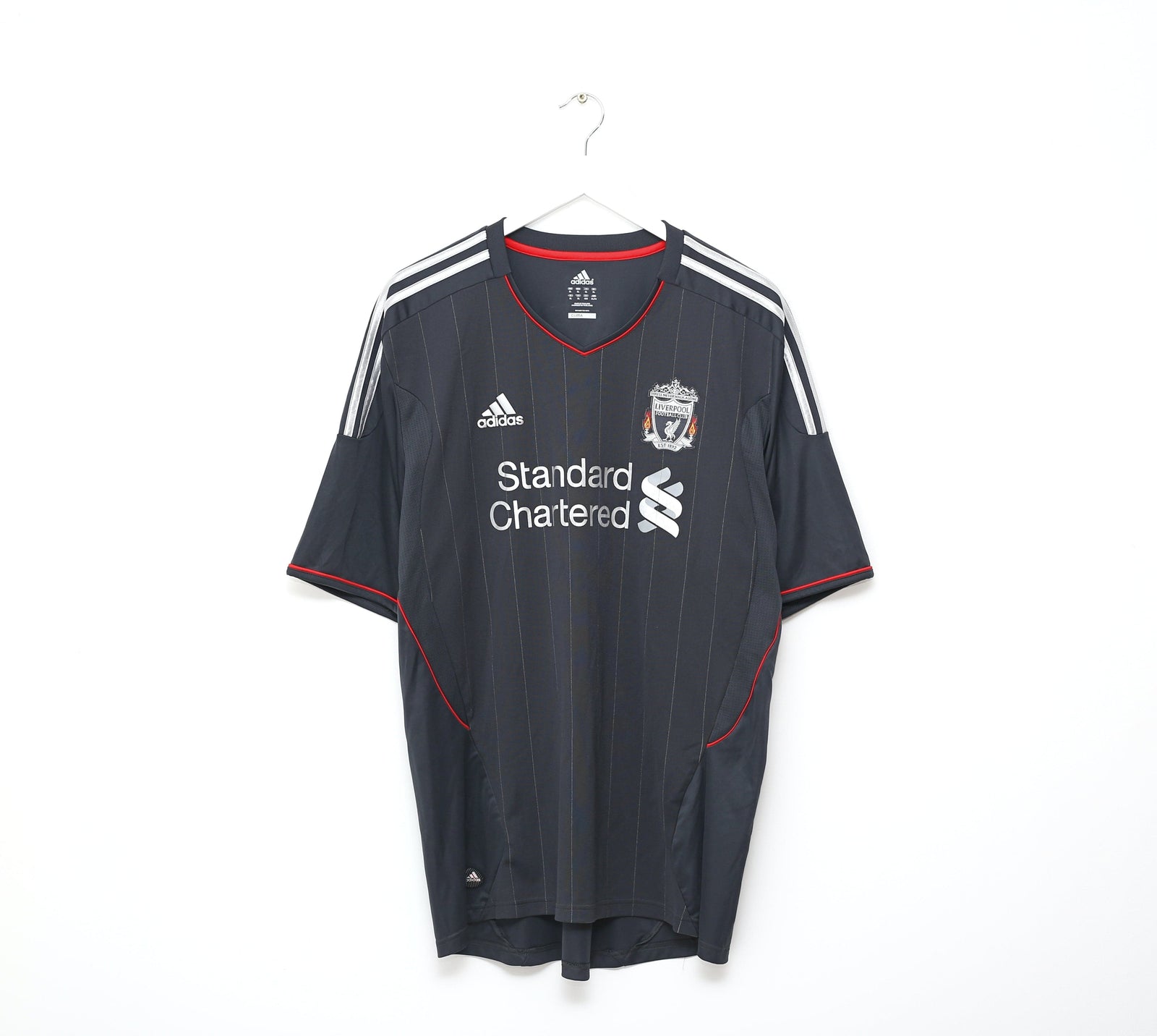 2011/12 SUAREZ #7 Liverpool Vintage Adidas Away Football Shirt (XL)