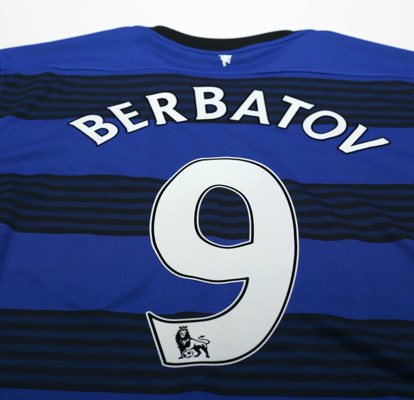 2011/13 BERBATOV #9 Manchester United Vintage Nike Away Football Shirt (XL)