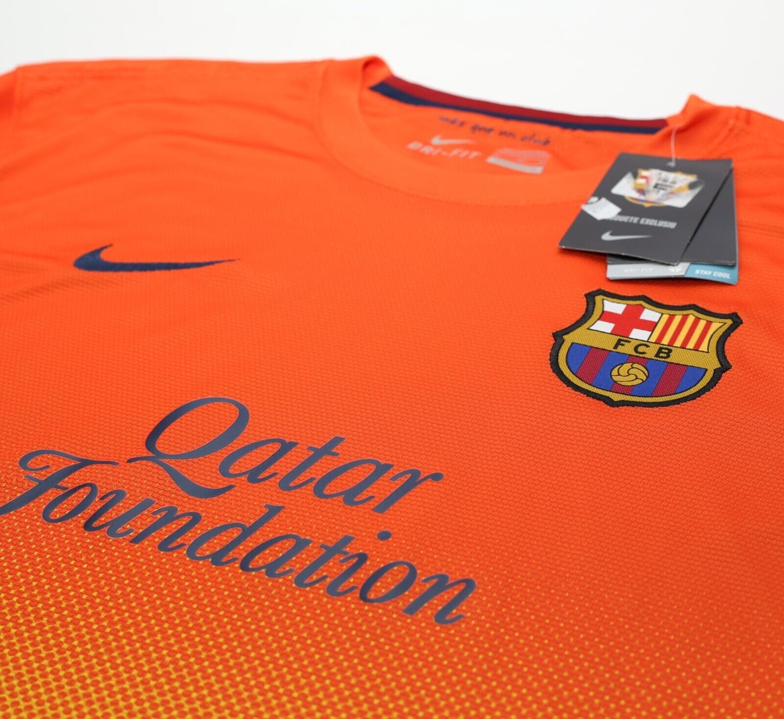2012/13 BARCELONA Vintage Nike Away Football Shirt Jersey (XL) BNWT