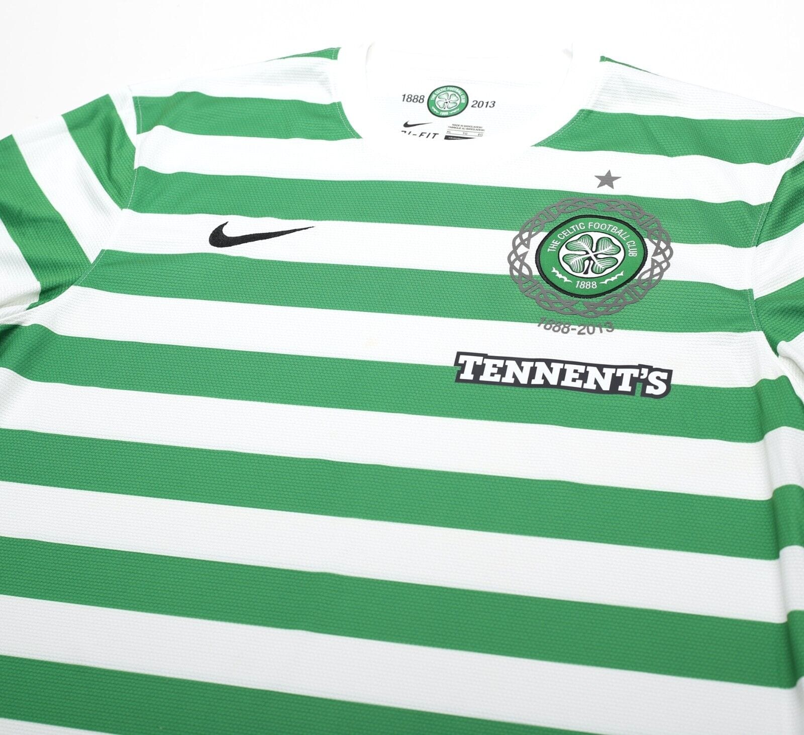 2012/13 CELTIC Vintage Nike 125th Anniversary Home Football Shirt (XL)