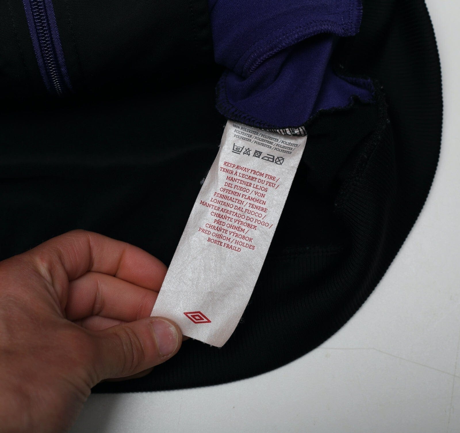 2012/13 MANCHESTER CITY Vintage Umbro Football Track Top Jacket (M/L)