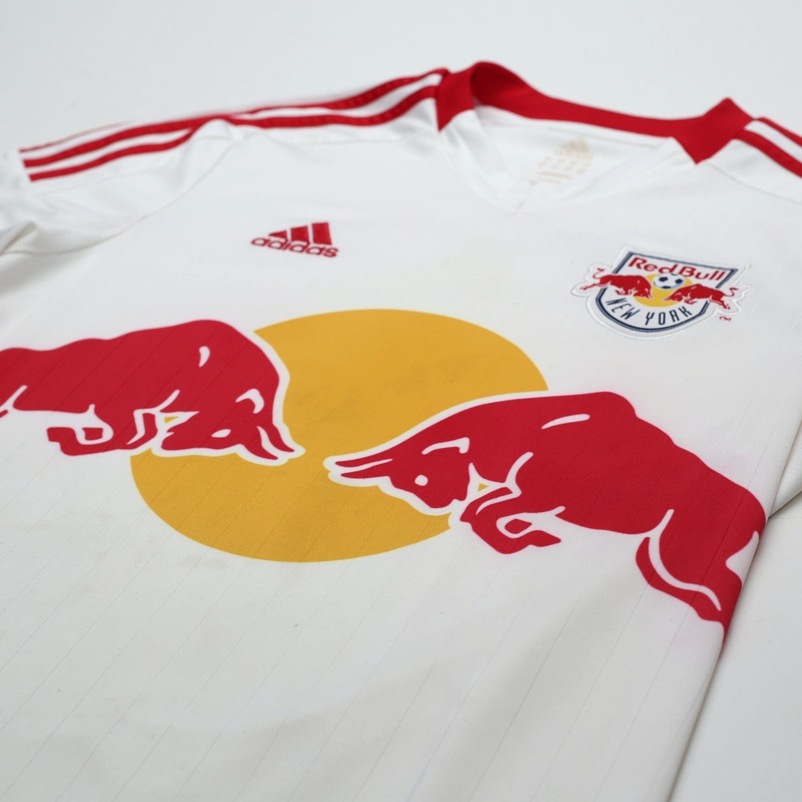 2012/13 New York Red Bull Vintage adidas Home Football Soccer Shirt (M) MLS