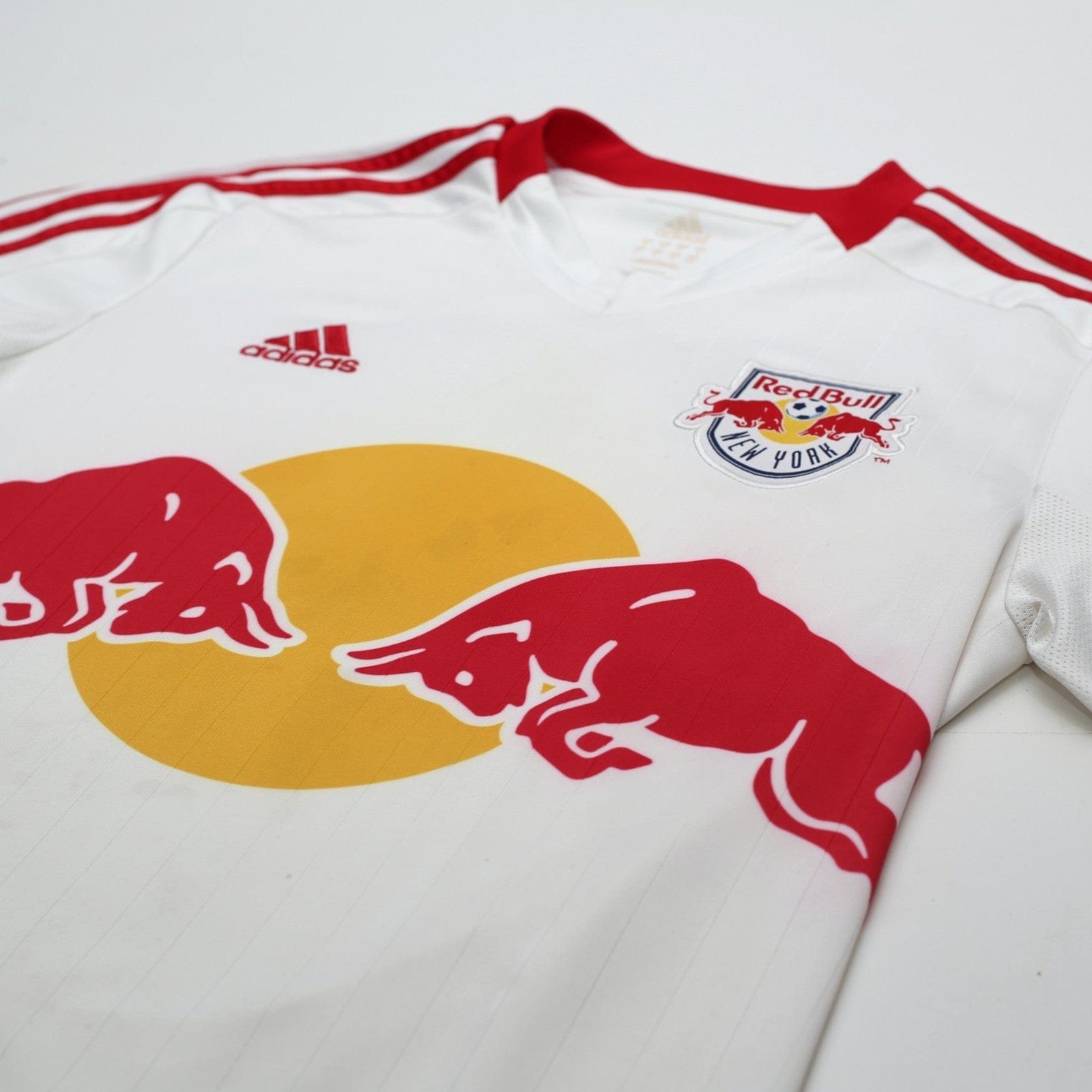 2012/13 New York Red Bull Vintage adidas Home Football Soccer Shirt (M) MLS