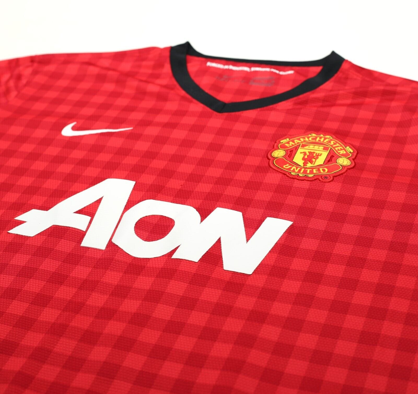 2012/13 SCHOLES #22 Manchester United Vintage Nike Home Football Shirt (XL)