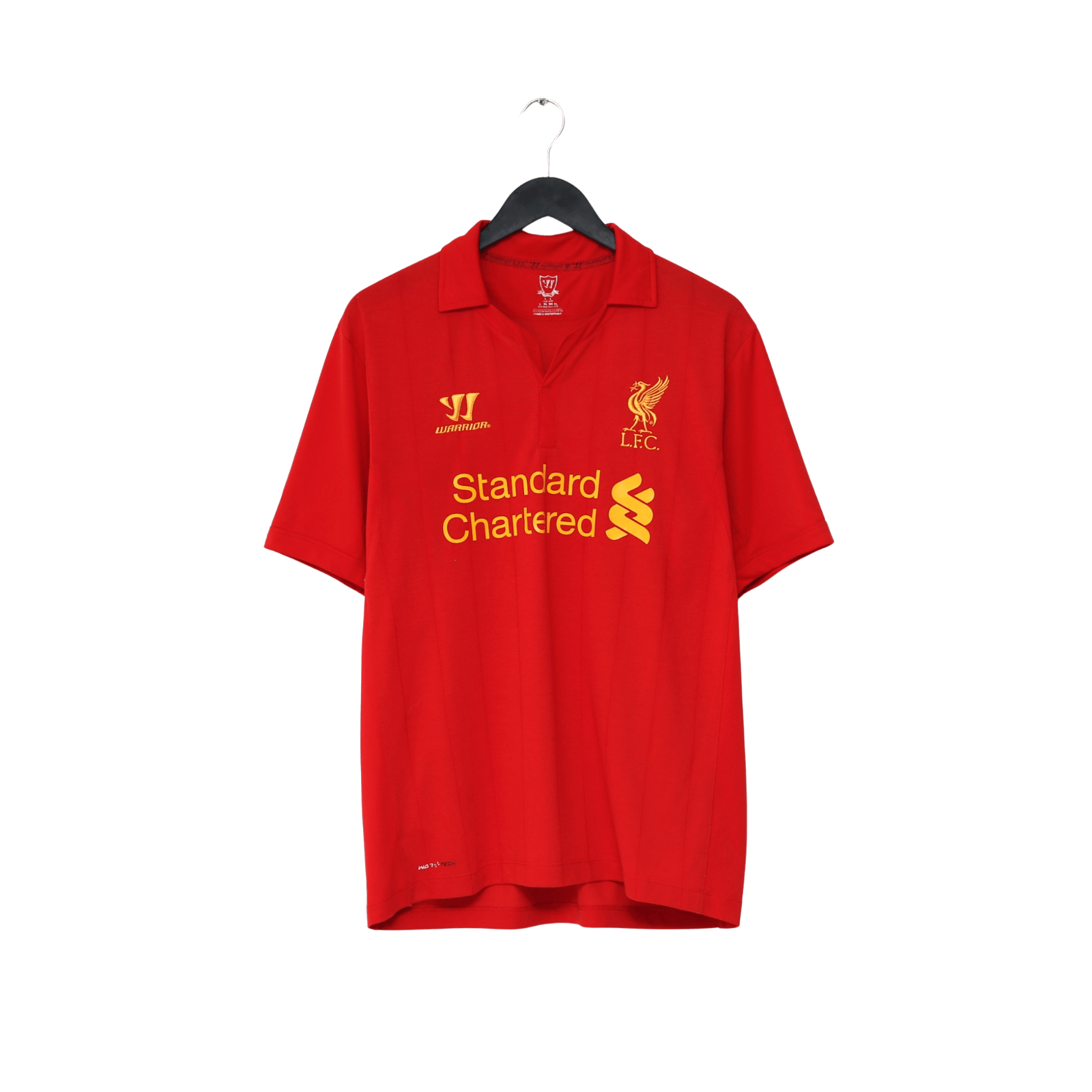 2012/13 Suarez #7 Liverpool Vintage Warrior Home Football Shirt (L)