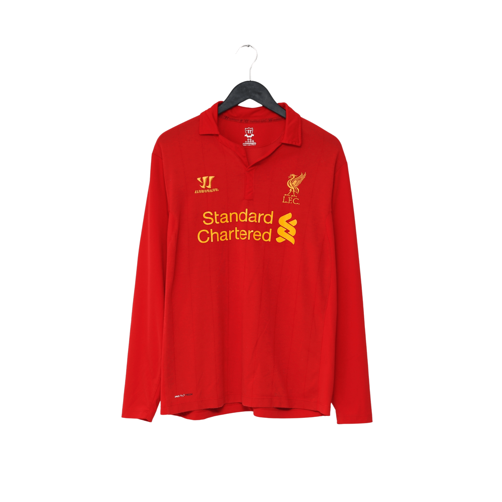 2012/13 Suarez #7 Liverpool Vintage Warrior L/S Home Football Shirt (L)