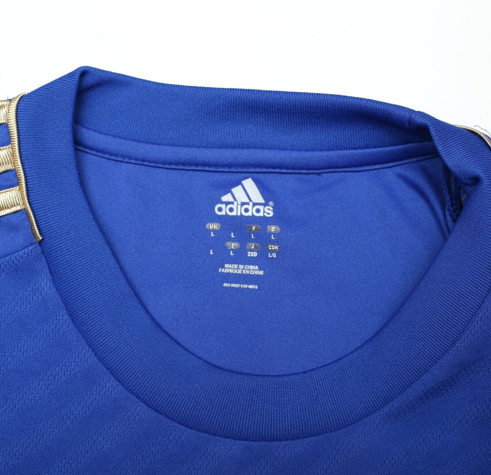 2012/13 TORRES #9 Chelsea Vintage adidas Home Football Shirt Jersey (L)