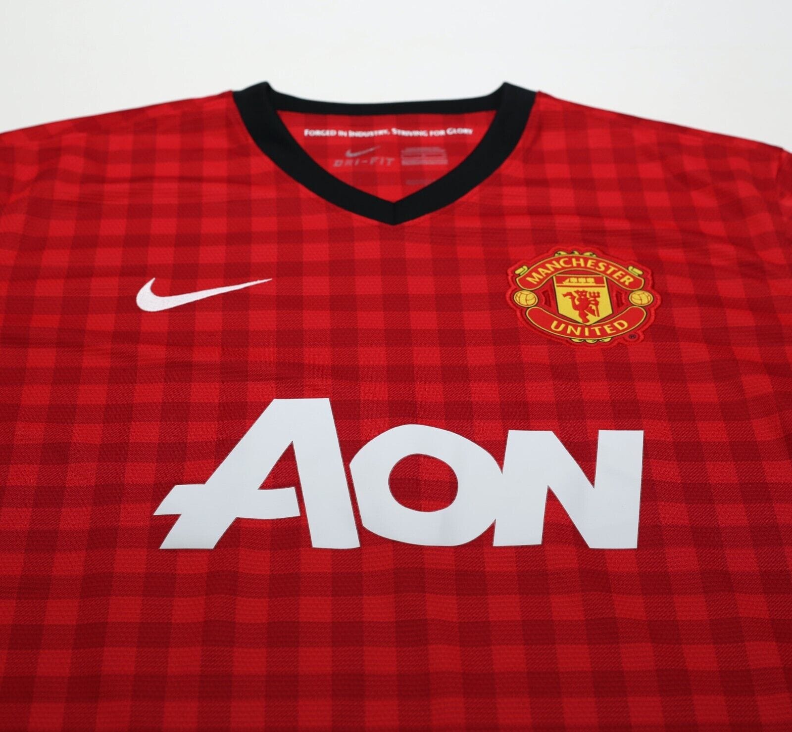 2012/13 VAN PERSIE #20 Manchester United Vintage Nike Home Football Shirt (L)