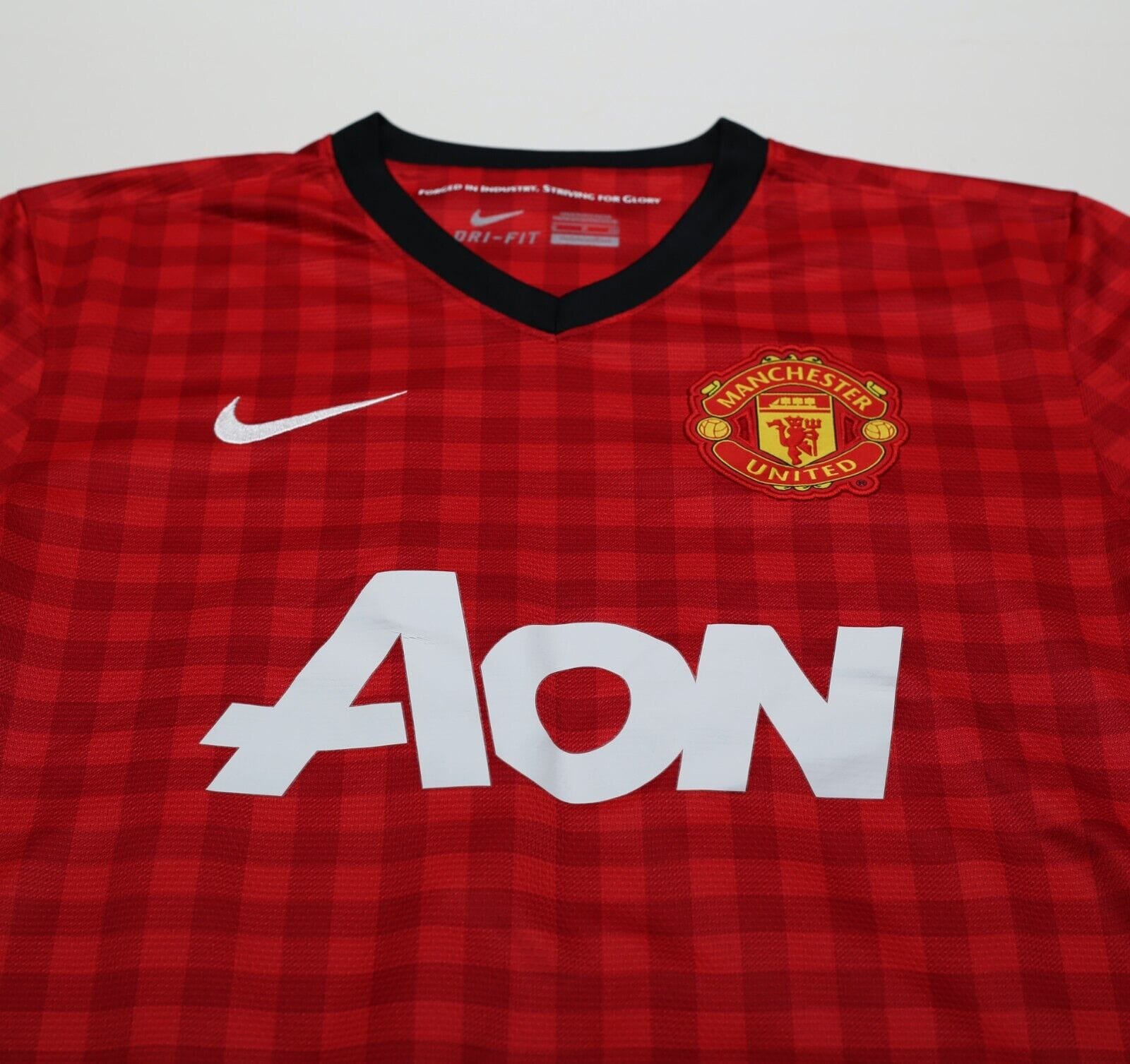 2012/13 VAN PERSIE #20 Manchester United Vintage Nike Home Football Shirt (S)