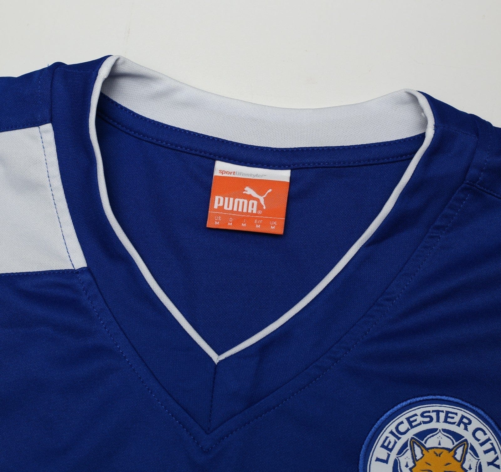 2012/13 VARDY #9 Leicester City Vintage PUMA Home Football Shirt (M)