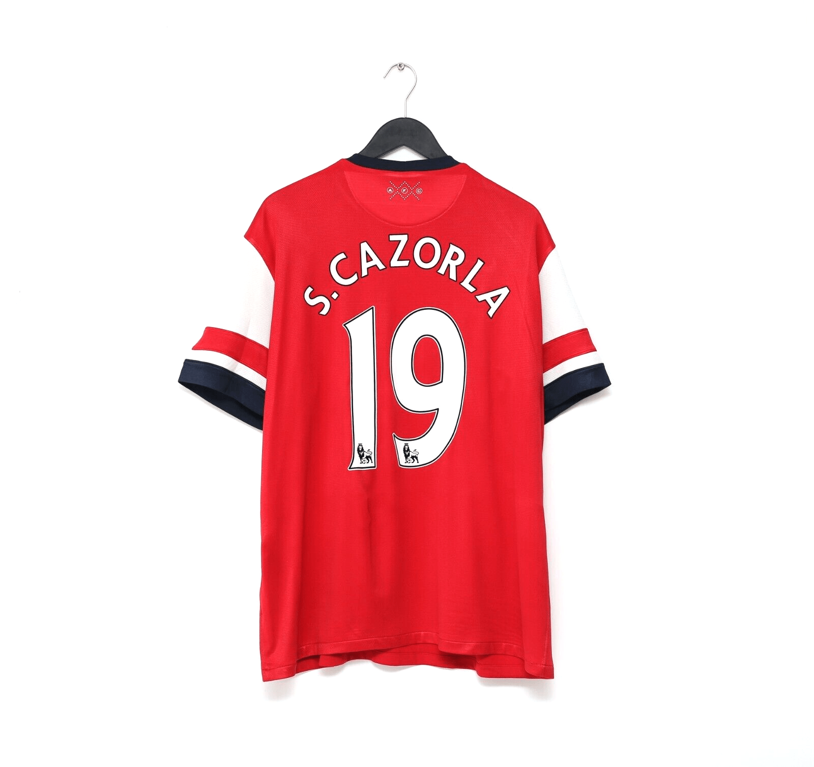 2012/14 S. CAZORLA #19 Arsenal Vintage Nike Home Football Shirt Jersey (XL)