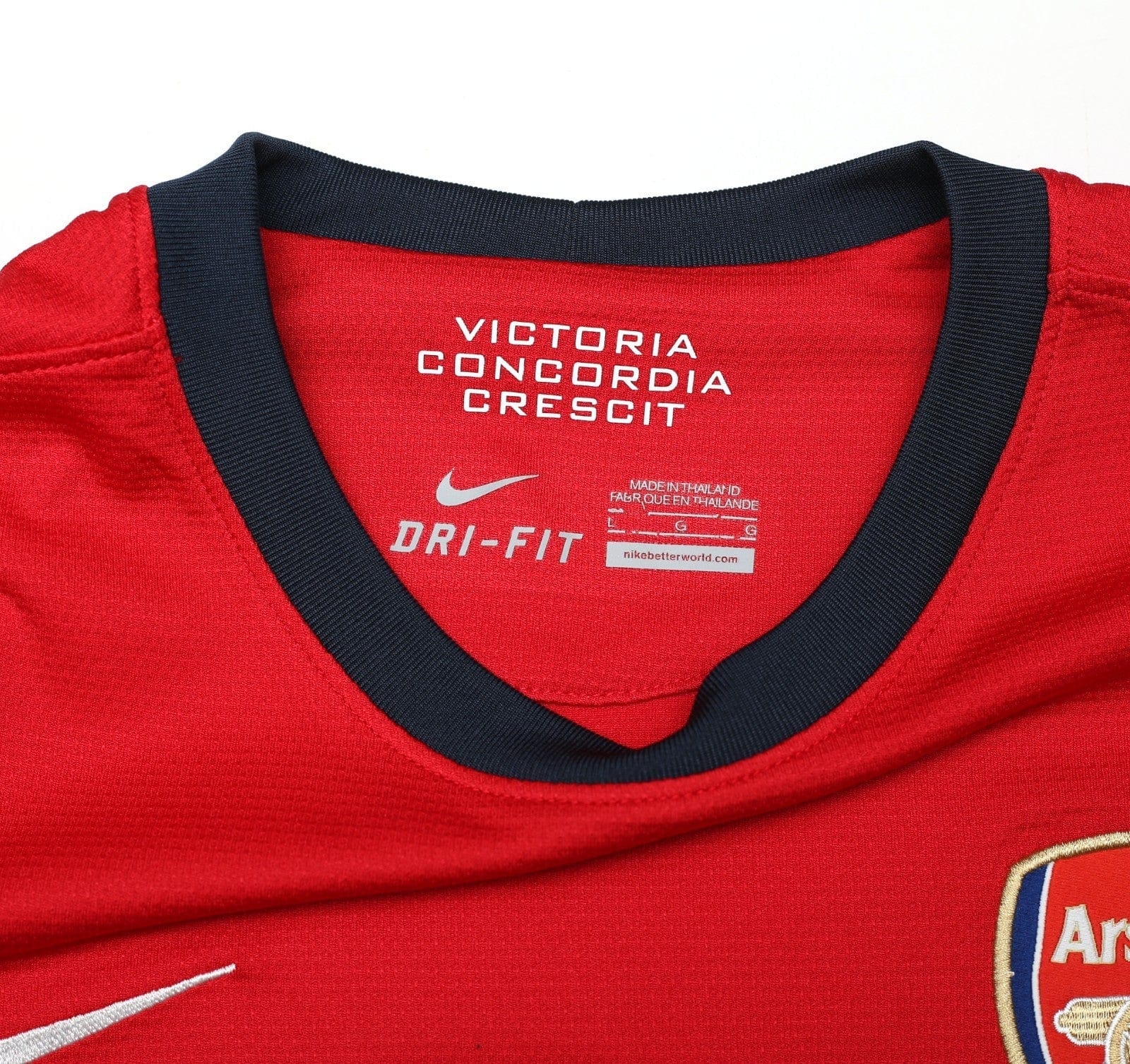 2012/14 S. CAZORLA #19 Arsenal Vintage Nike Home Football Shirt (L)