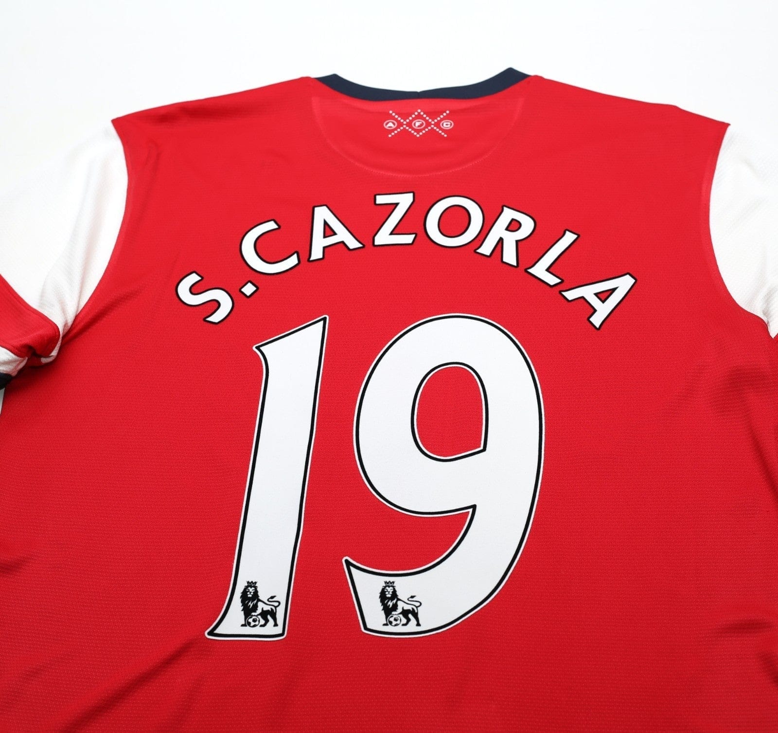 2012/14 S. CAZORLA #19 Arsenal Vintage Nike Home Football Shirt (L)