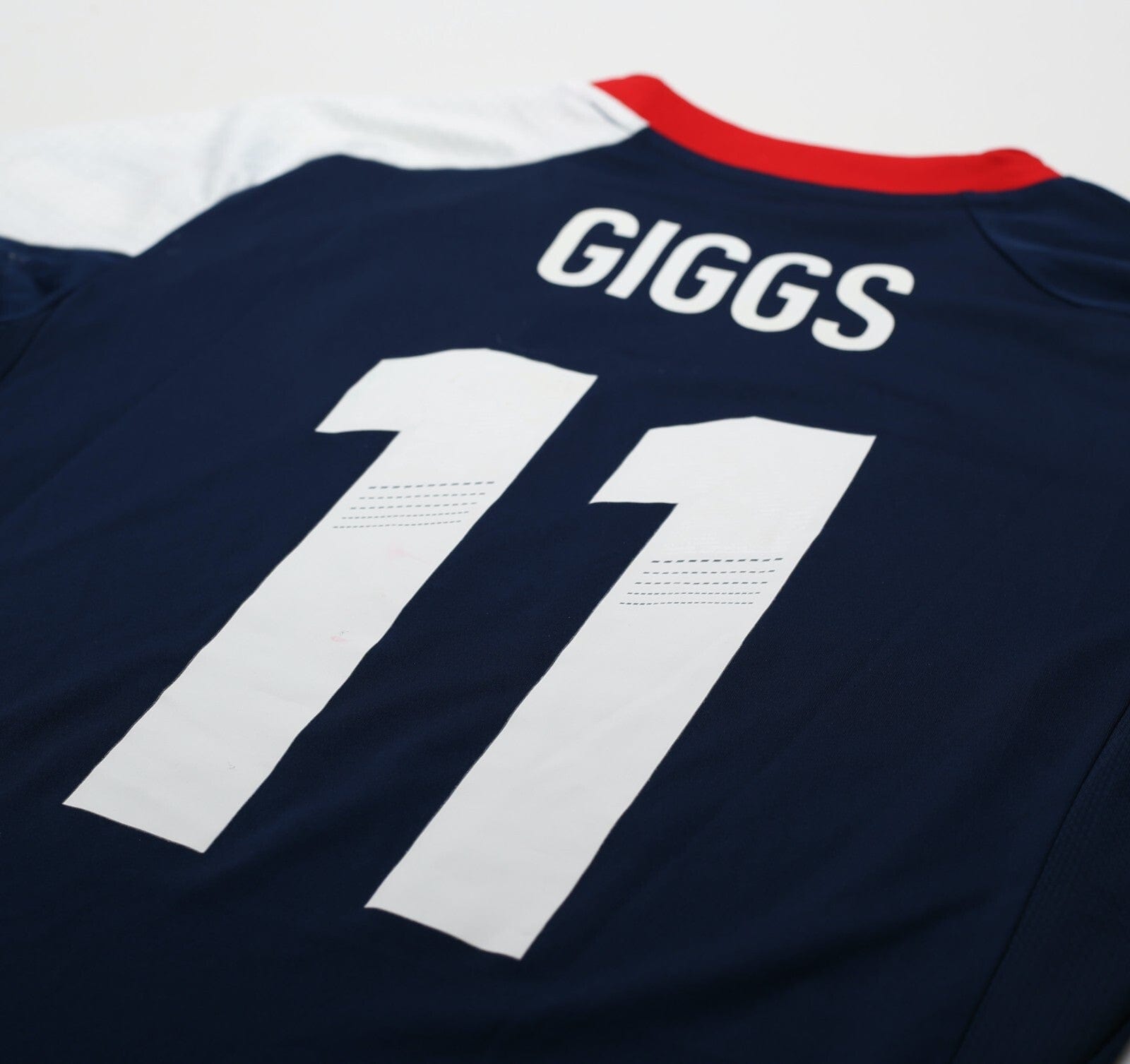 2012 GIGGS #11 Great Britain Vintage adidas Home Football Shirt (S) TEAM GB