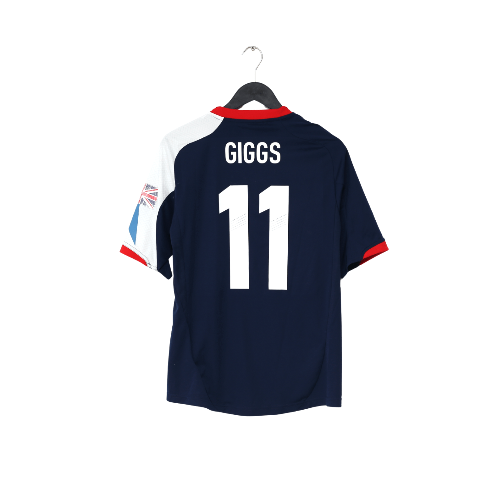 2012 GIGGS #11 Great Britain Vintage adidas Home Football Shirt (S) TEAM GB
