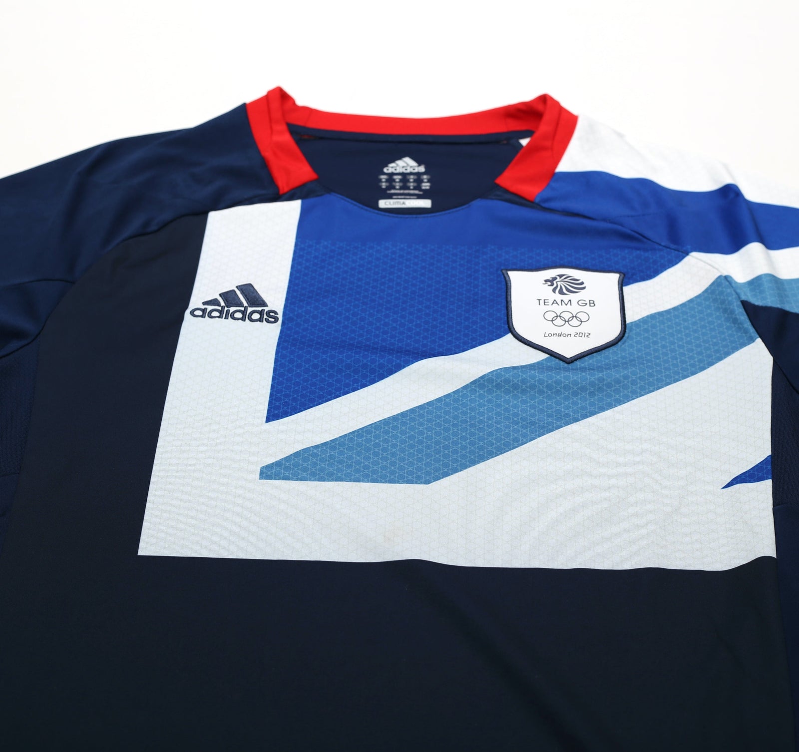 2012 GREAT BRITAIN Vintage adidas Olympic Games Home Football Shirt (M) TEAM GB