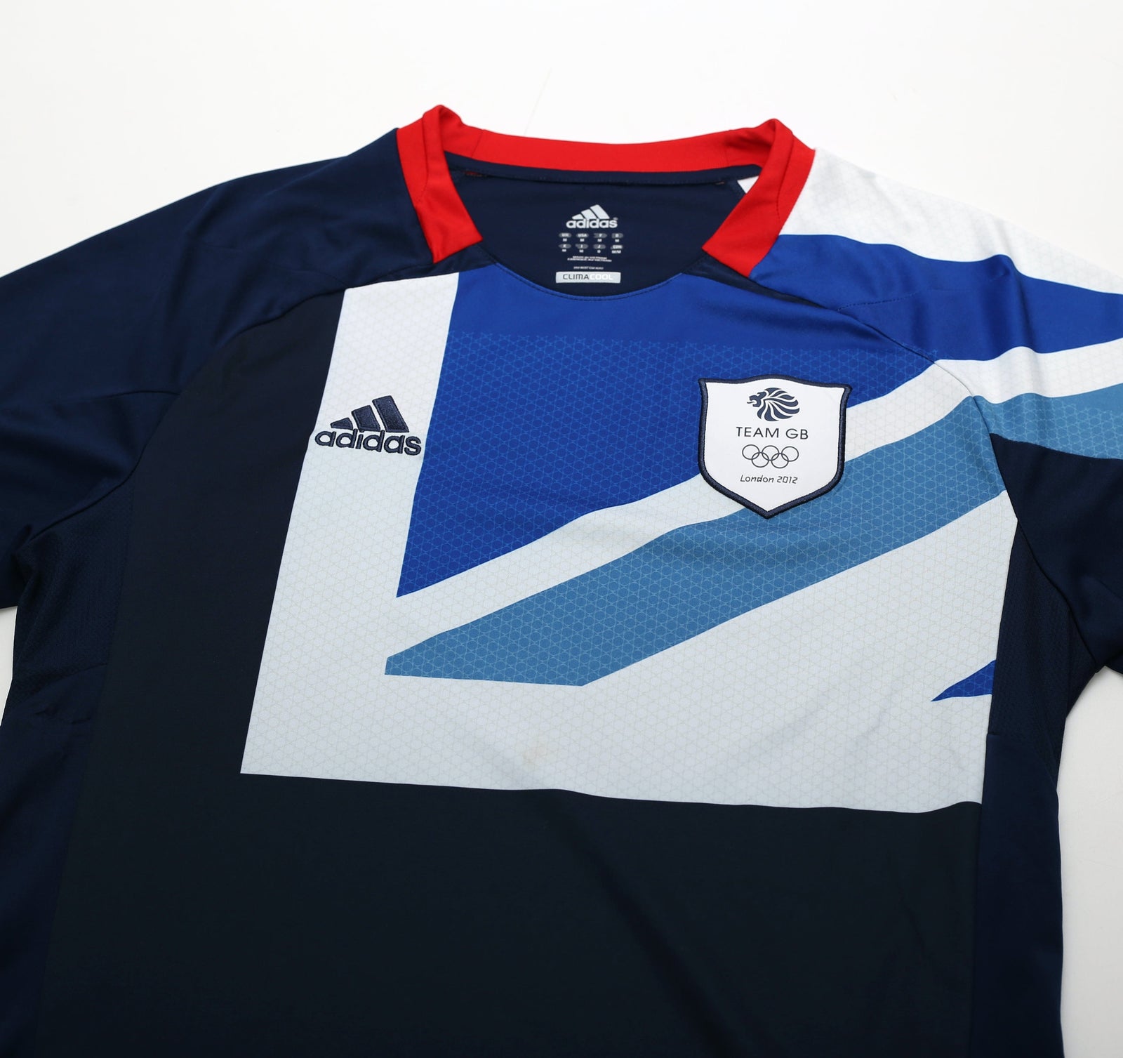 2012 GREAT BRITAIN Vintage adidas Olympic Games Home Football Shirt (M) TEAM GB