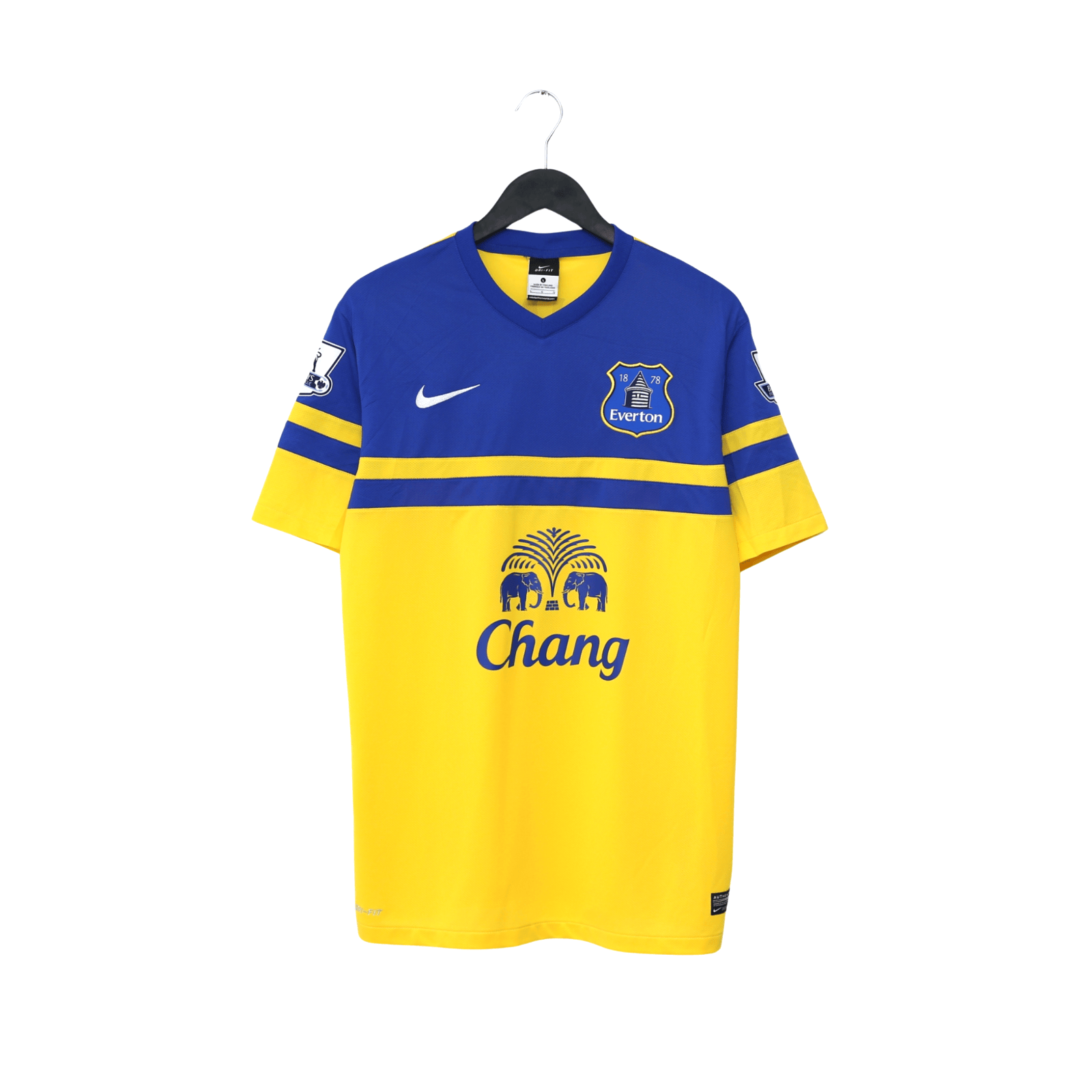 2013/14 Baines #3 Everton Vintage Nike Away Football Shirt (L)