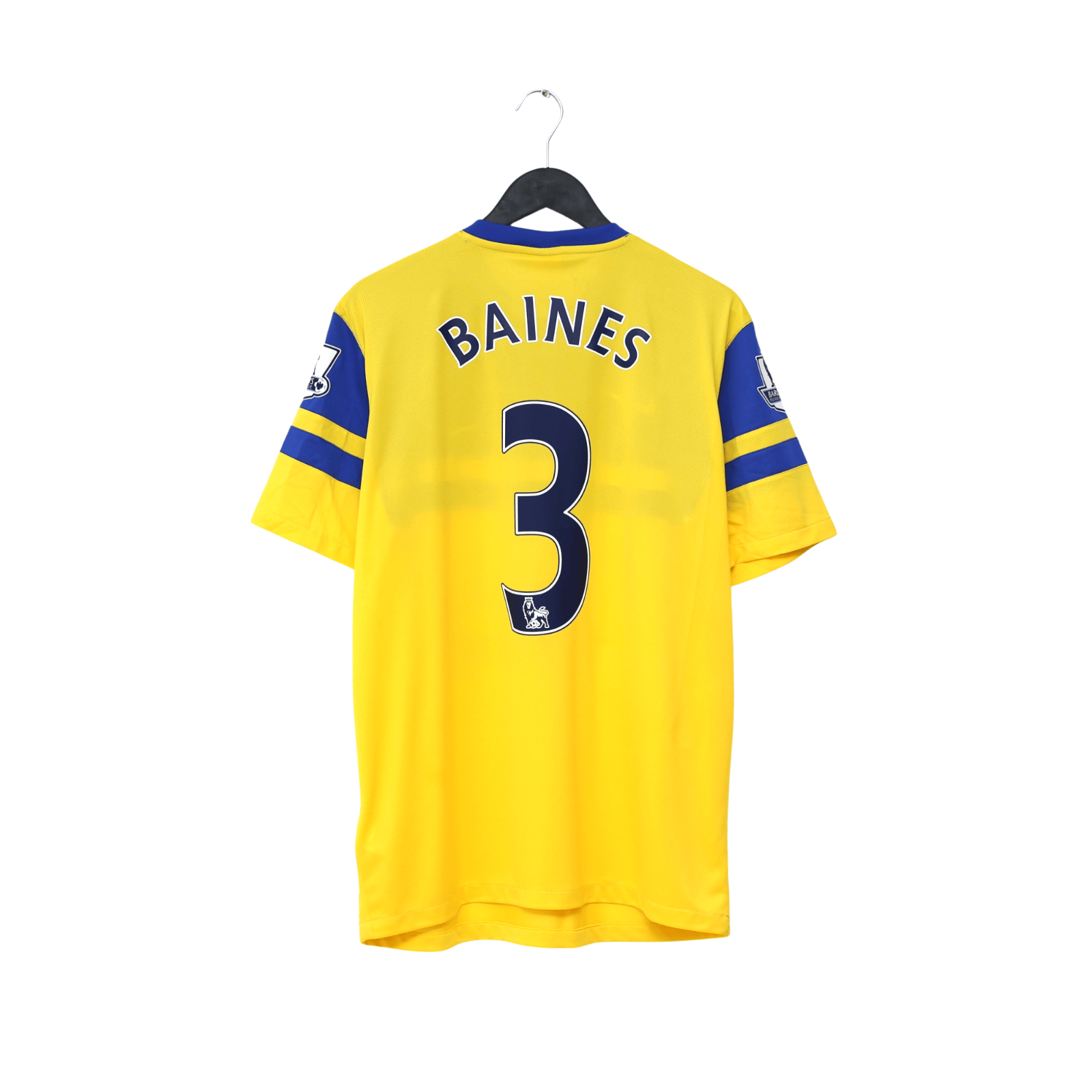 2013/14 Baines #3 Everton Vintage Nike Away Football Shirt (L)
