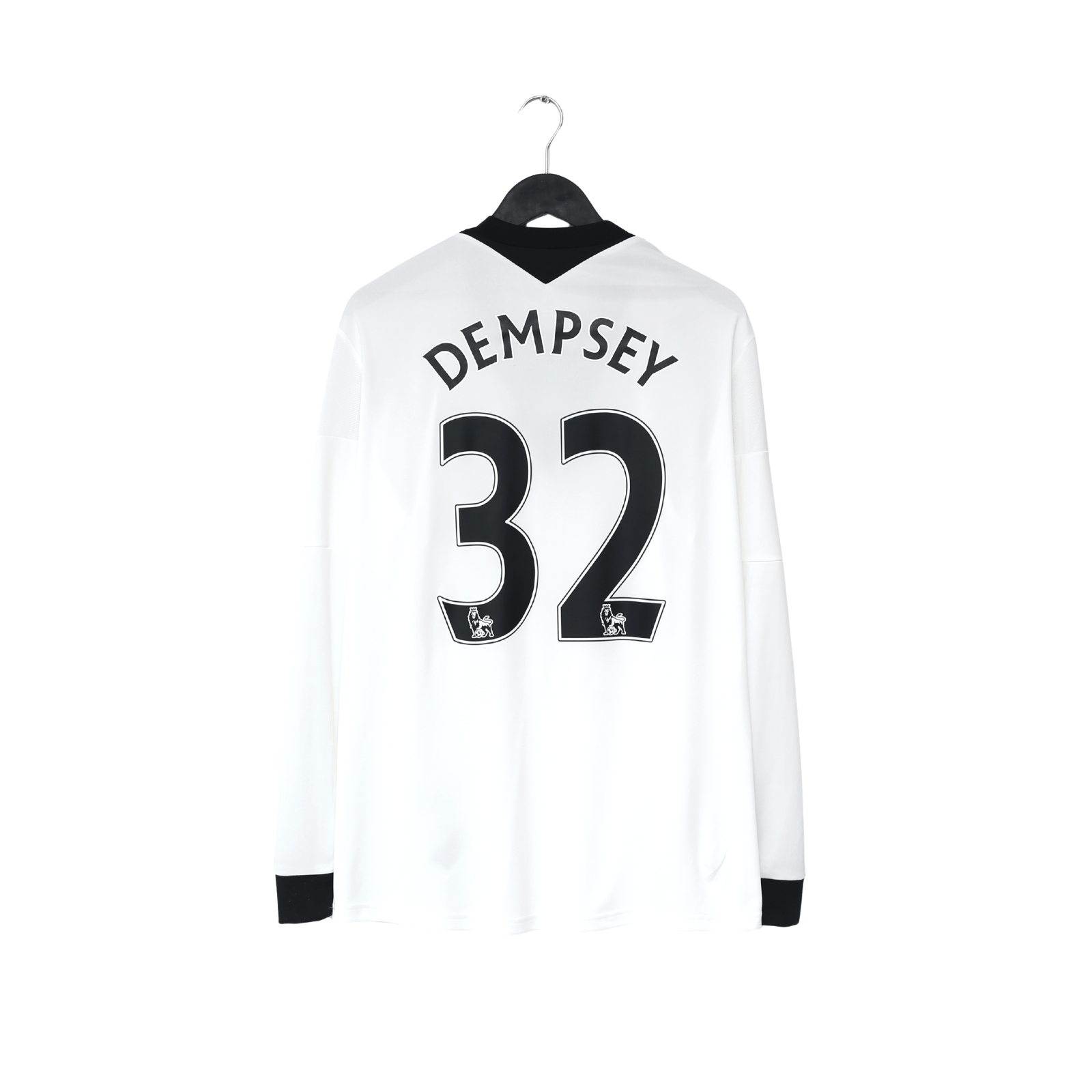 2013/14 DEMPSEY #32 Fulham Vintage adidas LS Formotion Home Football Shirt L/XL