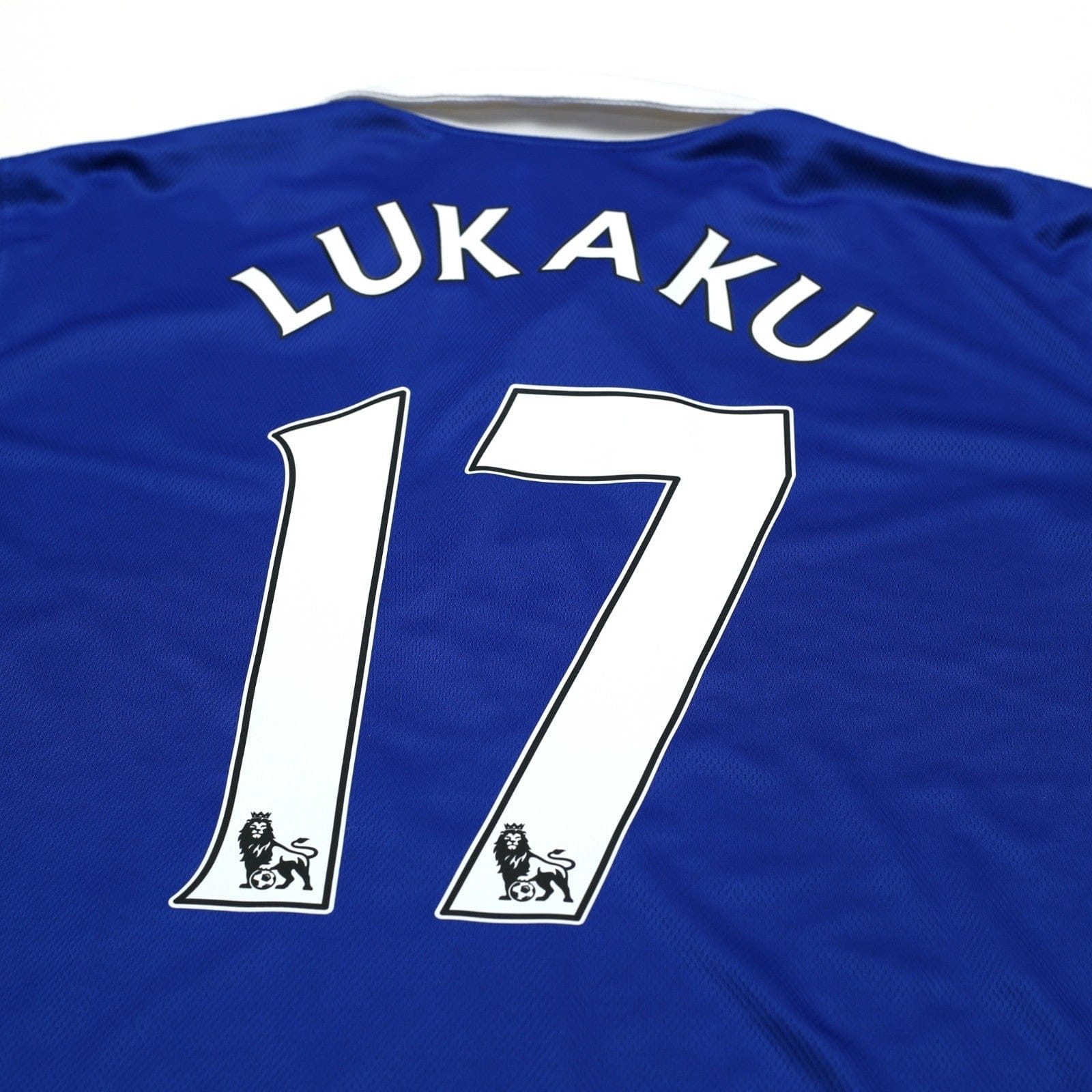 2013/14 Lukaku #17 Everton Vintage Nike Home Football Shirt (M/L)