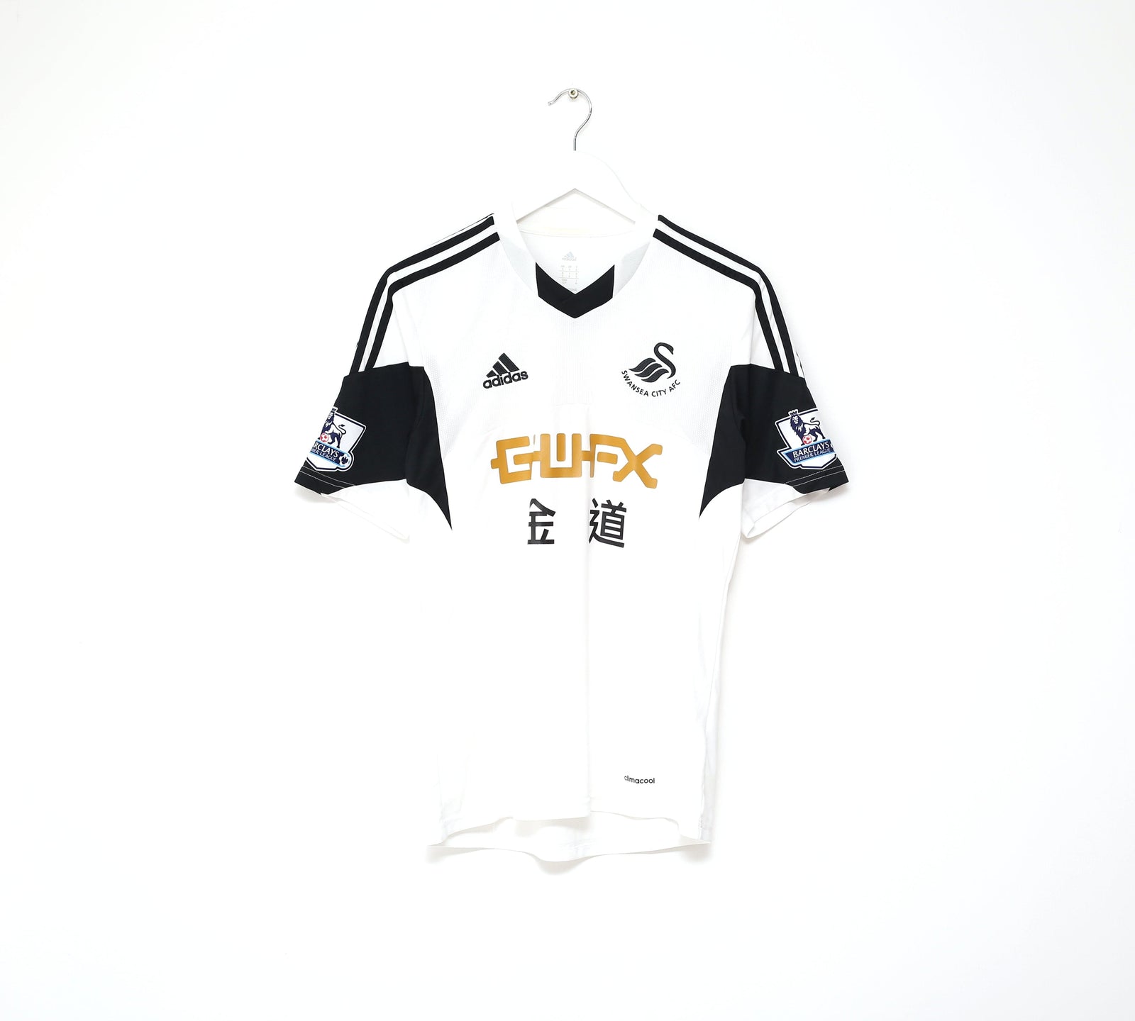 2013/14 SWANSEA CITY Vintage adidas Home Football Shirt (S)