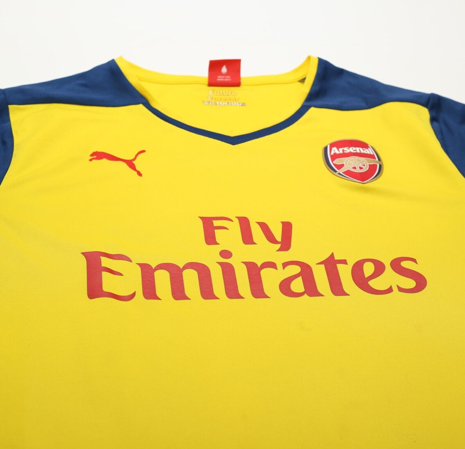 2014/15 ARSENAL Vintage PUMA Away Long Sleeve Football Shirt (XL)